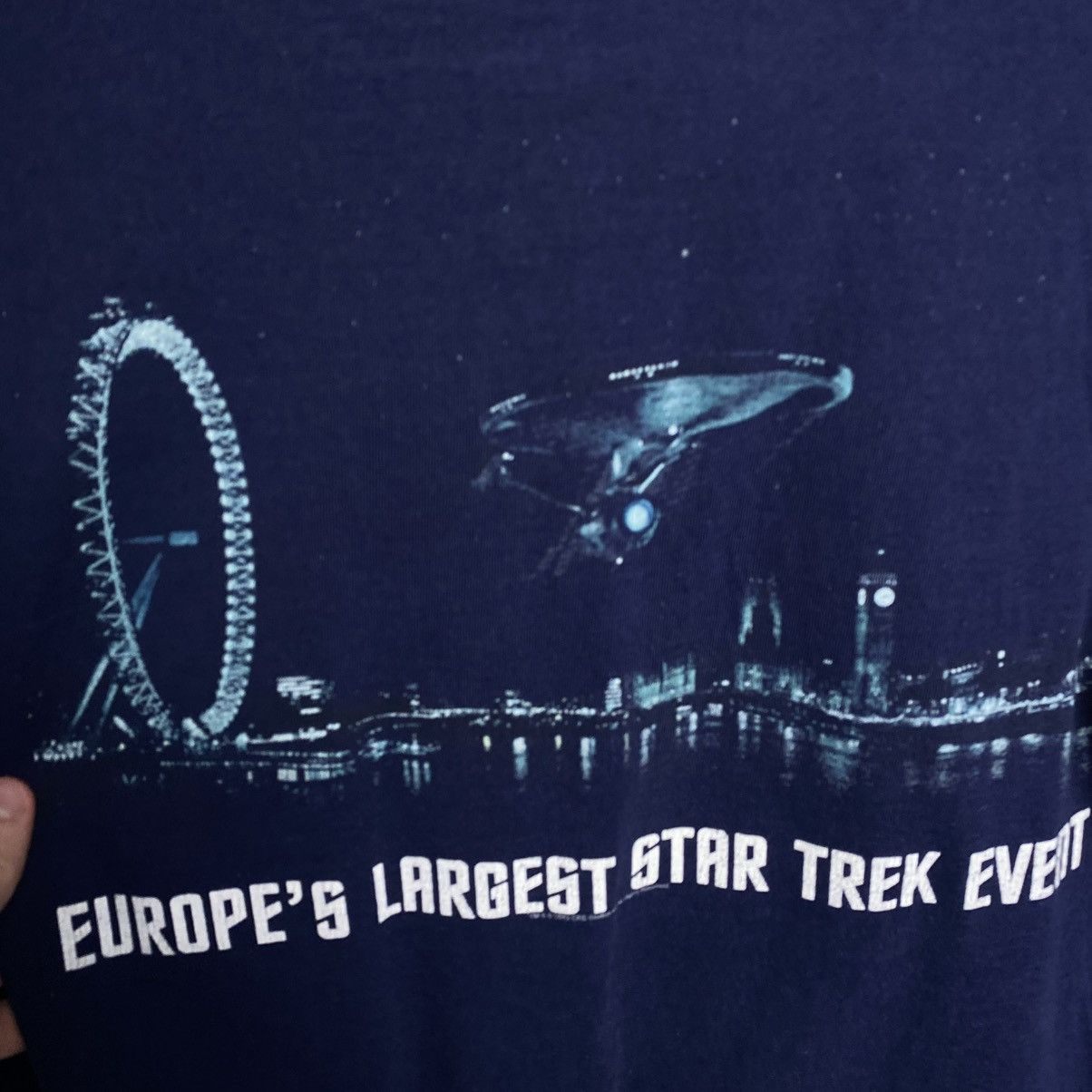 Band Tees Vintage Star Trek Europe Tour 2012 Big Logo rock band tee Size US M / EU 48-50 / 2 - 7 Thumbnail