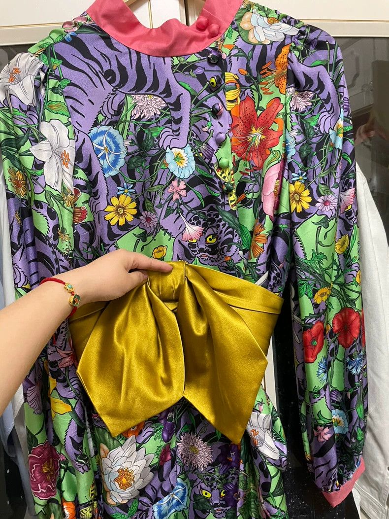 Gucci Gucci Jungle series limited catwalk dress 2504-Nextarrow Size M / US 6-8 / IT 42-44 - 3 Thumbnail
