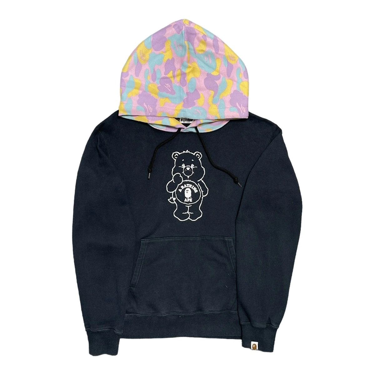 Bape BAPE x Care Bears Oversized Camo Hooded Sweatshirt Black Grailed