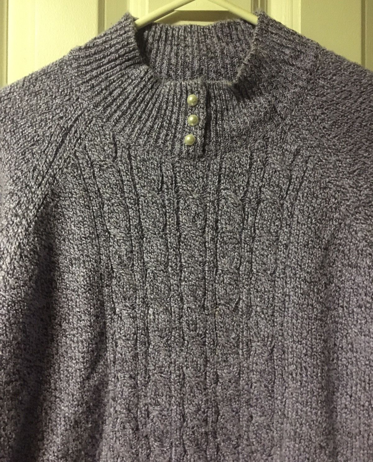 Other Rebecca Malone Women’s Sweater XL Pearl Buttons Size XL / US 12-14 / IT 48-50 - 3 Thumbnail