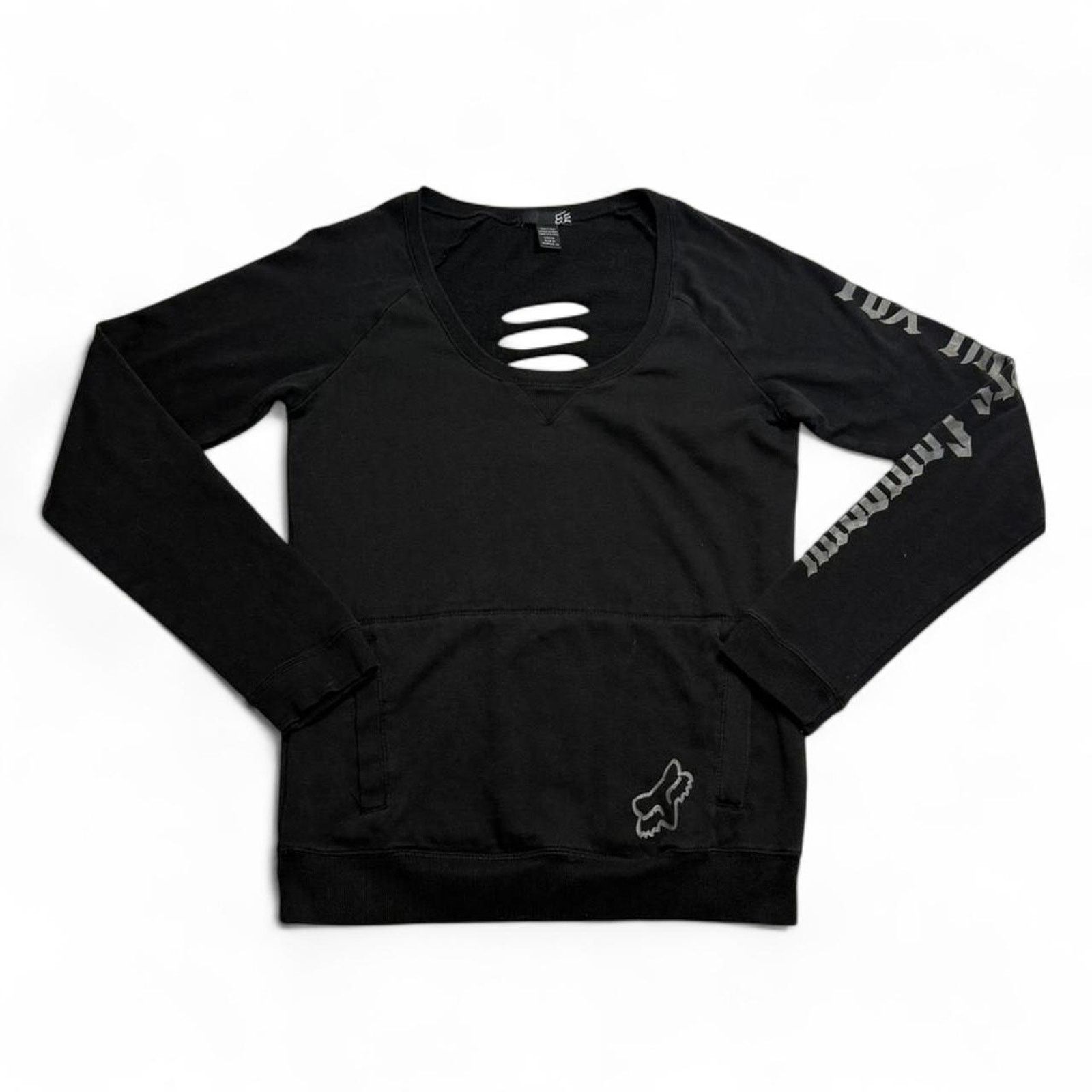 Fox Racing Fox Racing Black Y2K Vintage long sleeve back cut size M Size M / US 6-8 / IT 42-44 - 6 Thumbnail