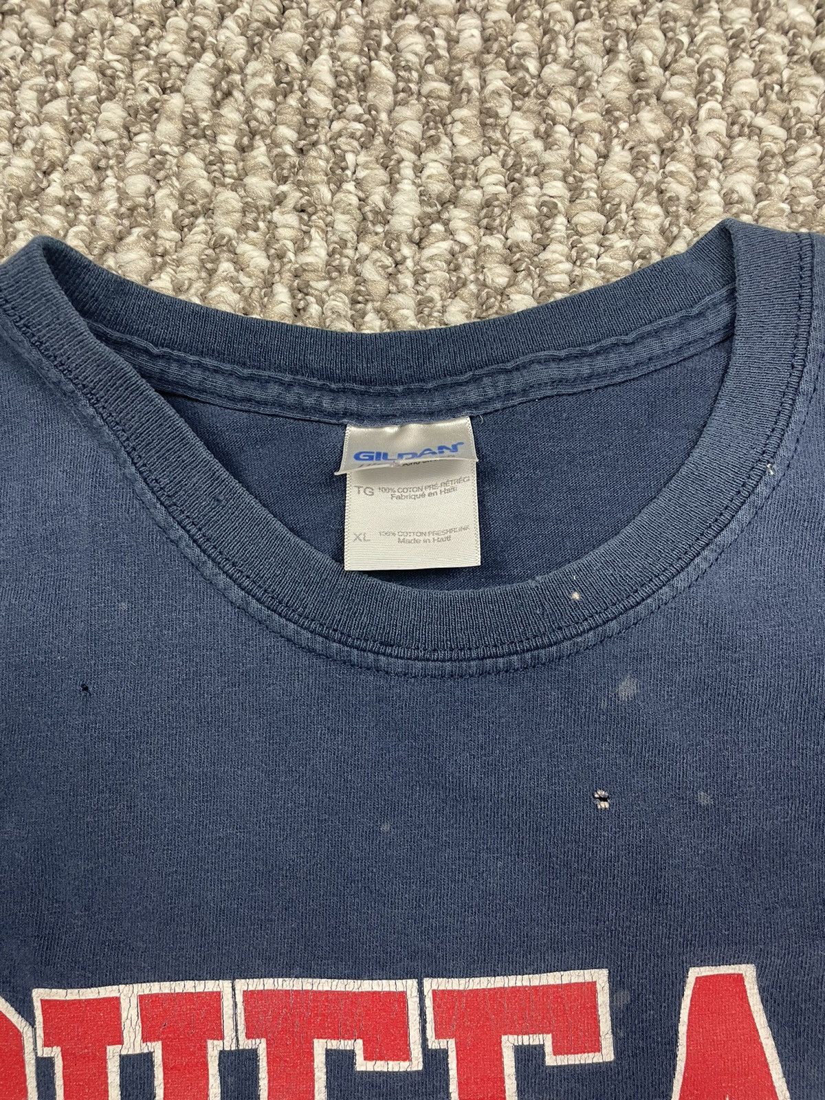 Vintage Vintage Buffalo Fuckin New York Sports Promo Bleed Blue Red Size US XL / EU 56 / 4 - 16 Thumbnail