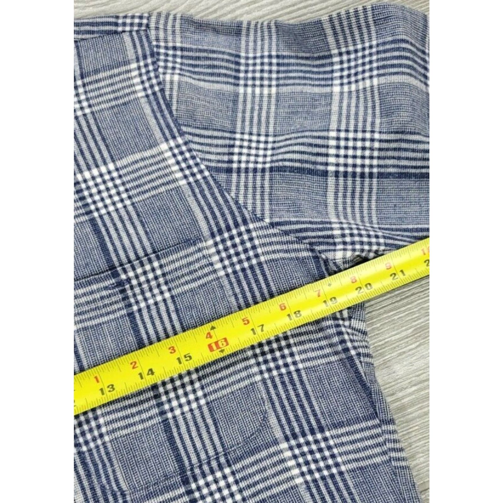 American Eagle Outfitters Vtg 80s American Eagle Outfitters Mens Flannel Blue Plaid Button Up Shirt M USA Size US M / EU 48-50 / 2 - 7 Thumbnail