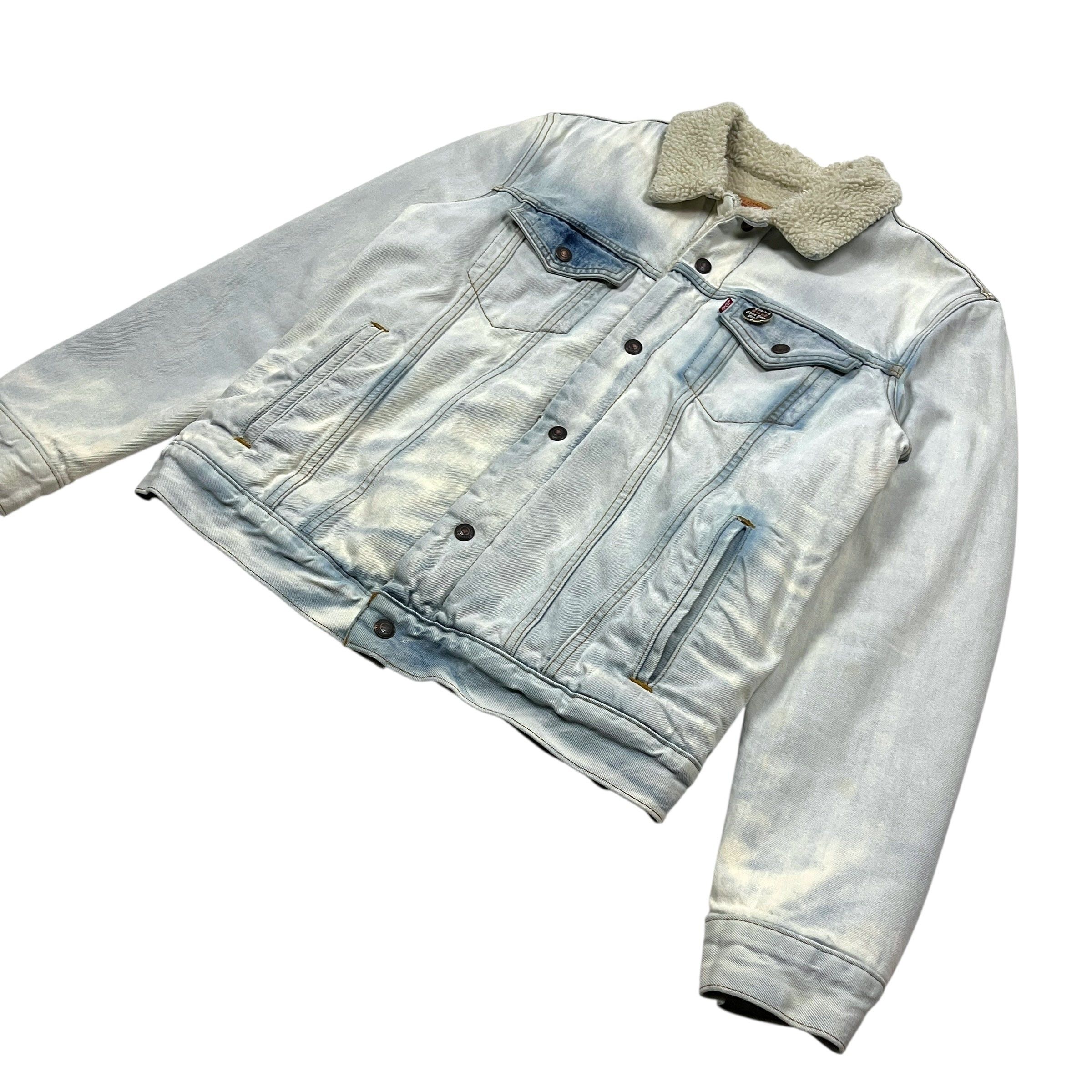 Supreme Supreme x Levi's Life's A B&*$% Sherpa Jean Jacket - Size M Size US M / EU 48-50 / 2 - 3 Thumbnail
