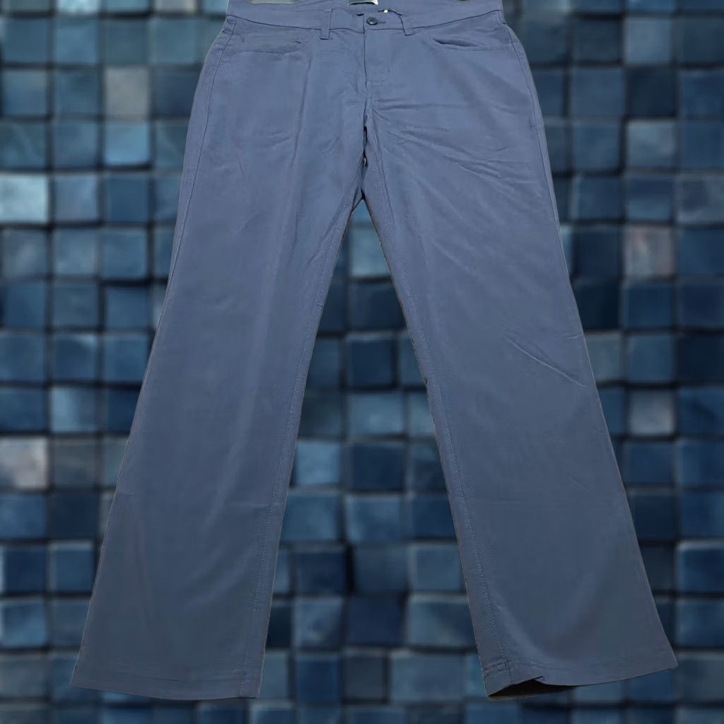Vintage Tasc Pants Blue Straight Mid Chino Regular 32x30 Mens Slim Pocket Logo Button Inseam 28in Size US 32 / EU 48 - 1 Thumbnail