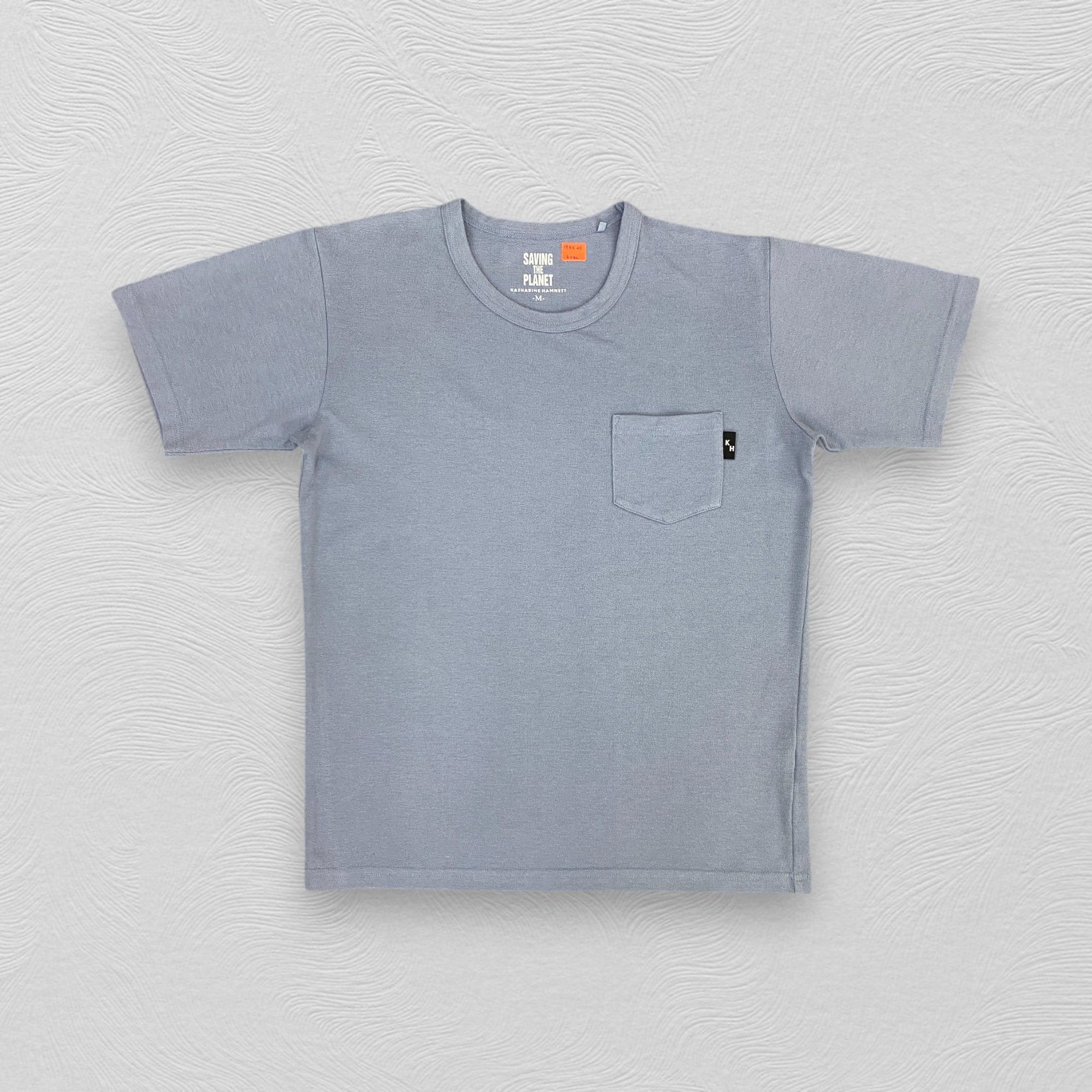 Japanese Brand Katharine Hamnett Pocket Crew Shirt - K046 Size US M / EU 48-50 / 2 - 1 Thumbnail
