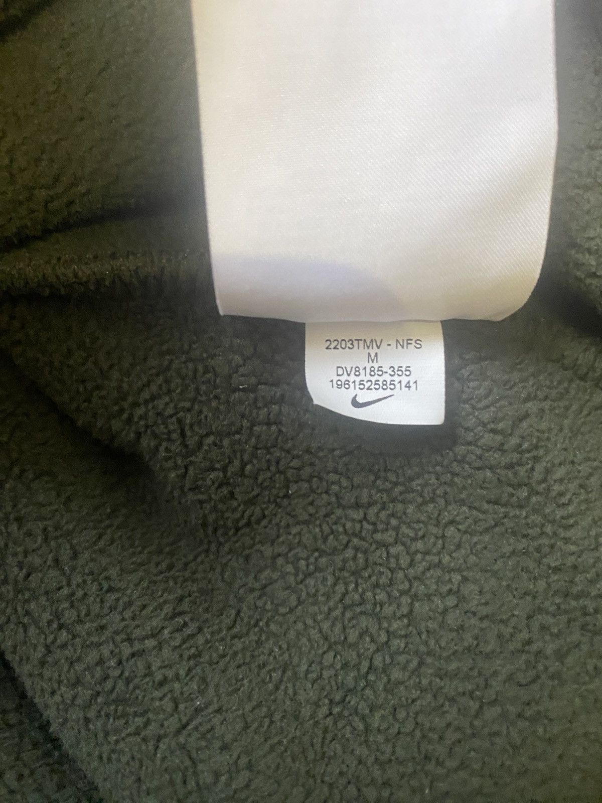 Nike Nike Sportswear Fleece Jacket Olive Size US M / EU 48-50 / 2 - 14 Thumbnail