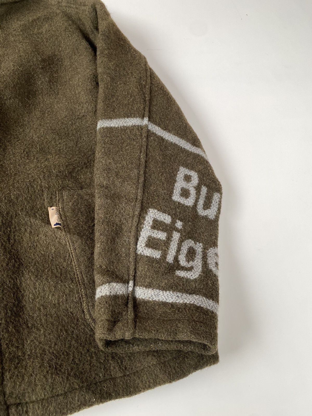 Vintage ✅️Slow Stone Blanket Duffle Wool Jacket Size US L / EU 52-54 / 3 - 6 Thumbnail