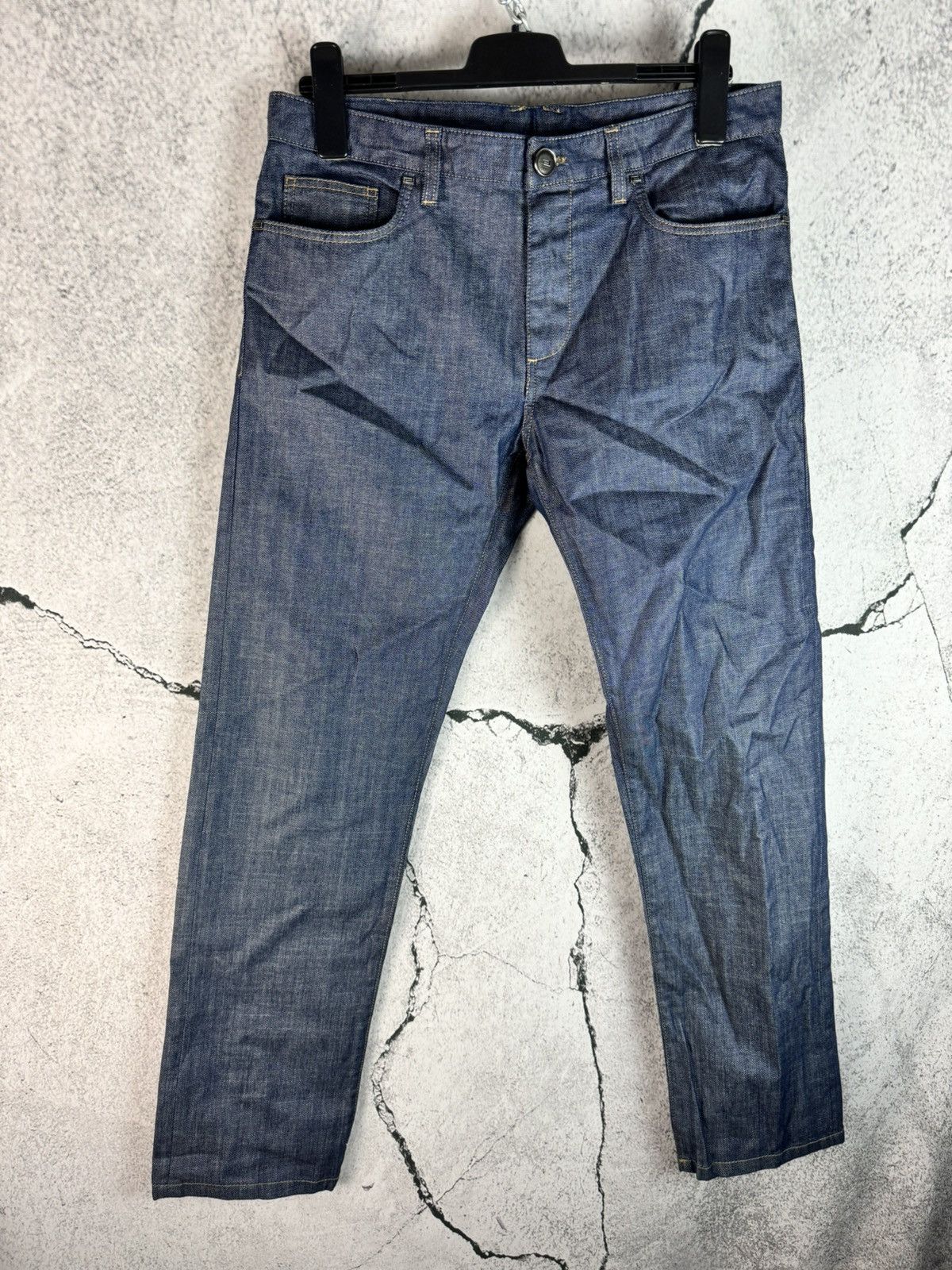 Versace Gianni Versace Vintage Denim Blue Pants Size US 35 - 1 Thumbnail