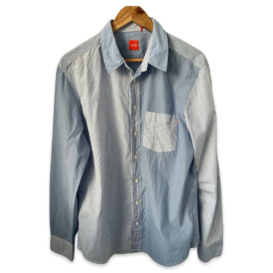 Hugo Boss Hugo Boss block shirt #547 Size US XL / EU 56 / 4 - 1 Thumbnail