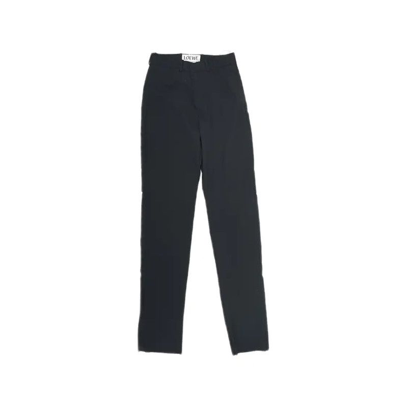 Loewe Loewe Black Cotton Blend Casual Pants 0089 Size US 34 / EU 50 - 1 Thumbnail