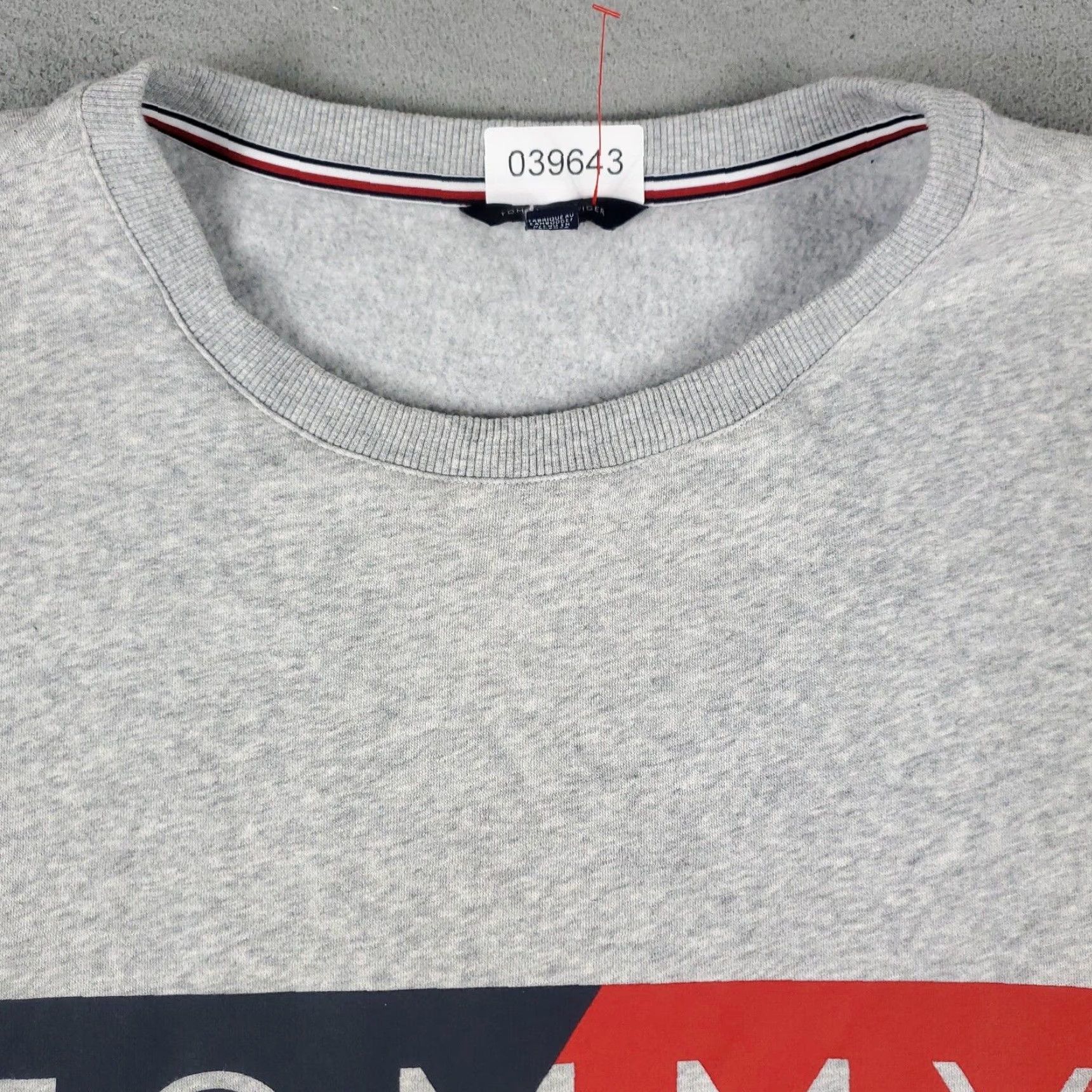 Tommy Hilfiger VINTAGE Tommy Hilfiger Women's Sweater Dress 2XL Gray Crew Neck Pullover Short Sleeve Knit Logo Casual Fall Winter Size XXL / US 16-18 / IT 52-54 - 3 Thumbnail