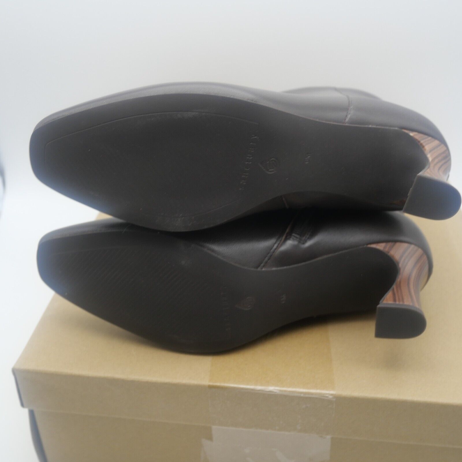 Sanctuary NEW Sanctuary SA Sleek Leather Ankle Boots Shoes Java Brown Size US 6 / IT 36 - 8 Thumbnail