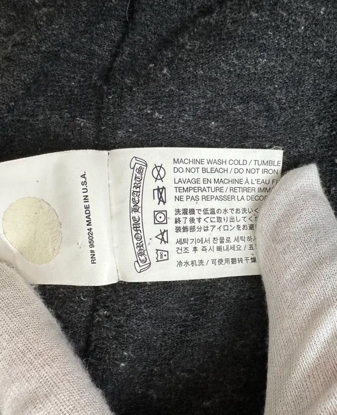 Chrome Hearts Multi Logo Zip-Up Hoodie / Grey Size US L / EU 52-54 / 3 - 9 Thumbnail