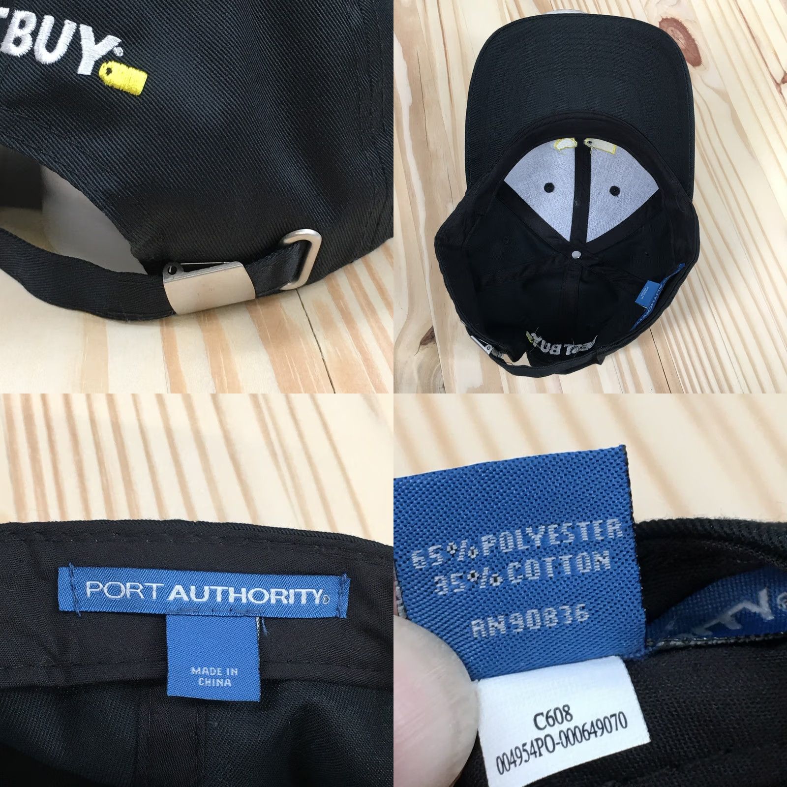 Port Authority Port Authority Baseball Cap Unisex One Size Curved Brim Black Size ONE SIZE - 8 Thumbnail