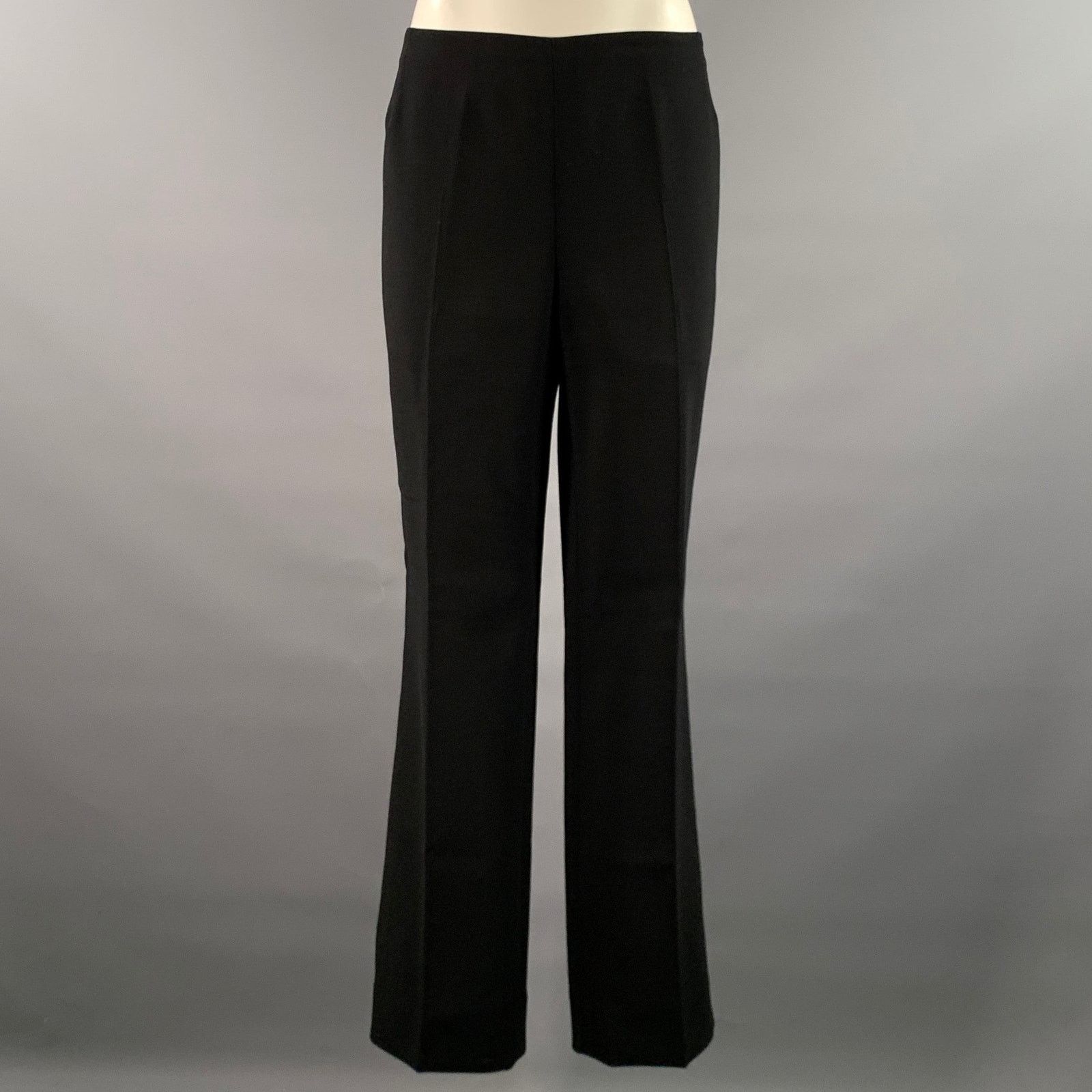 Akris AKRIS Size 10 Black Wool Polyamide Pants Size US 32 / EU 48 - 1 Thumbnail