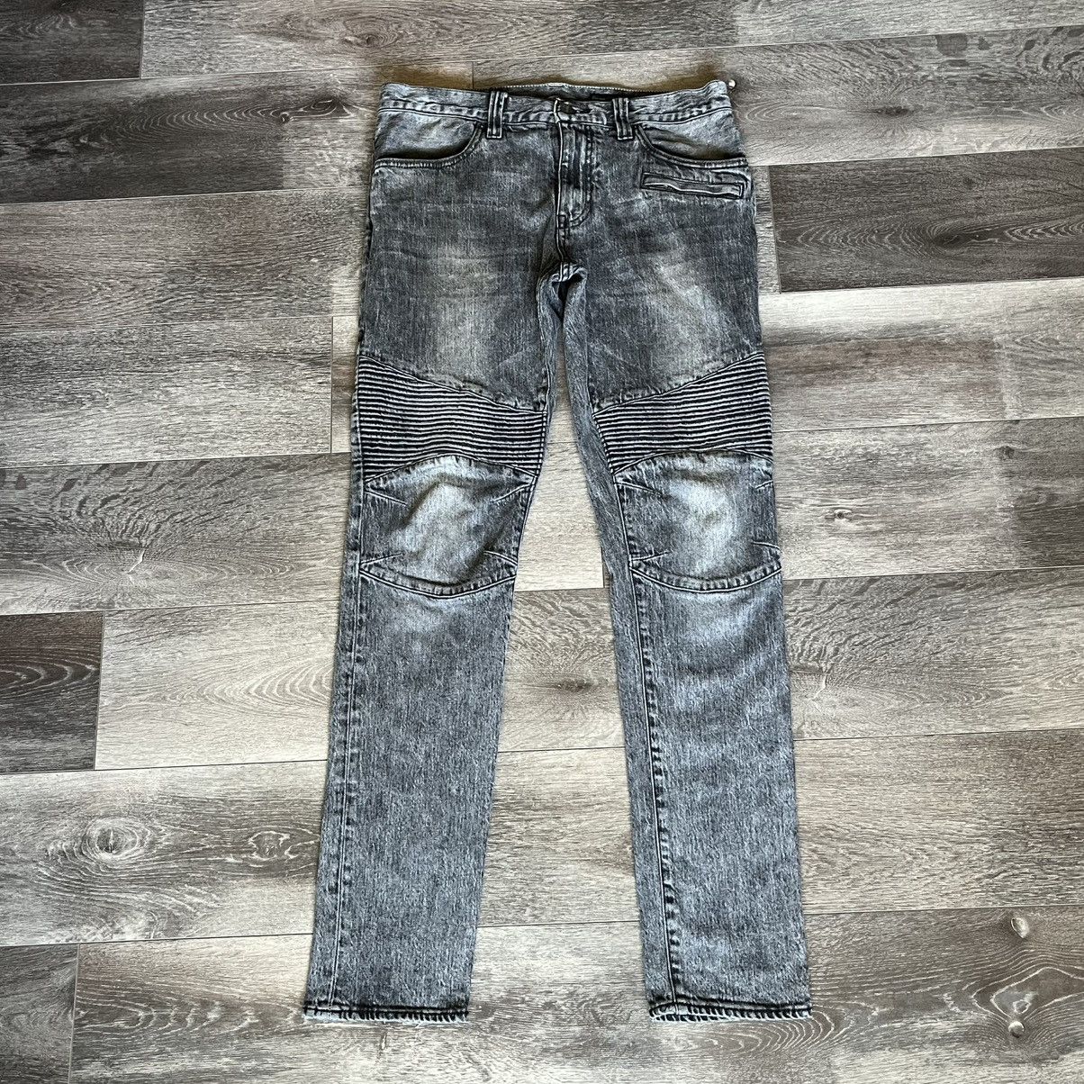 Armani Exchange Vintage Armani Exchange AX 5 Pocket Skinny Biker Denim Jeans Size US 32 / EU 48 - 1 Thumbnail
