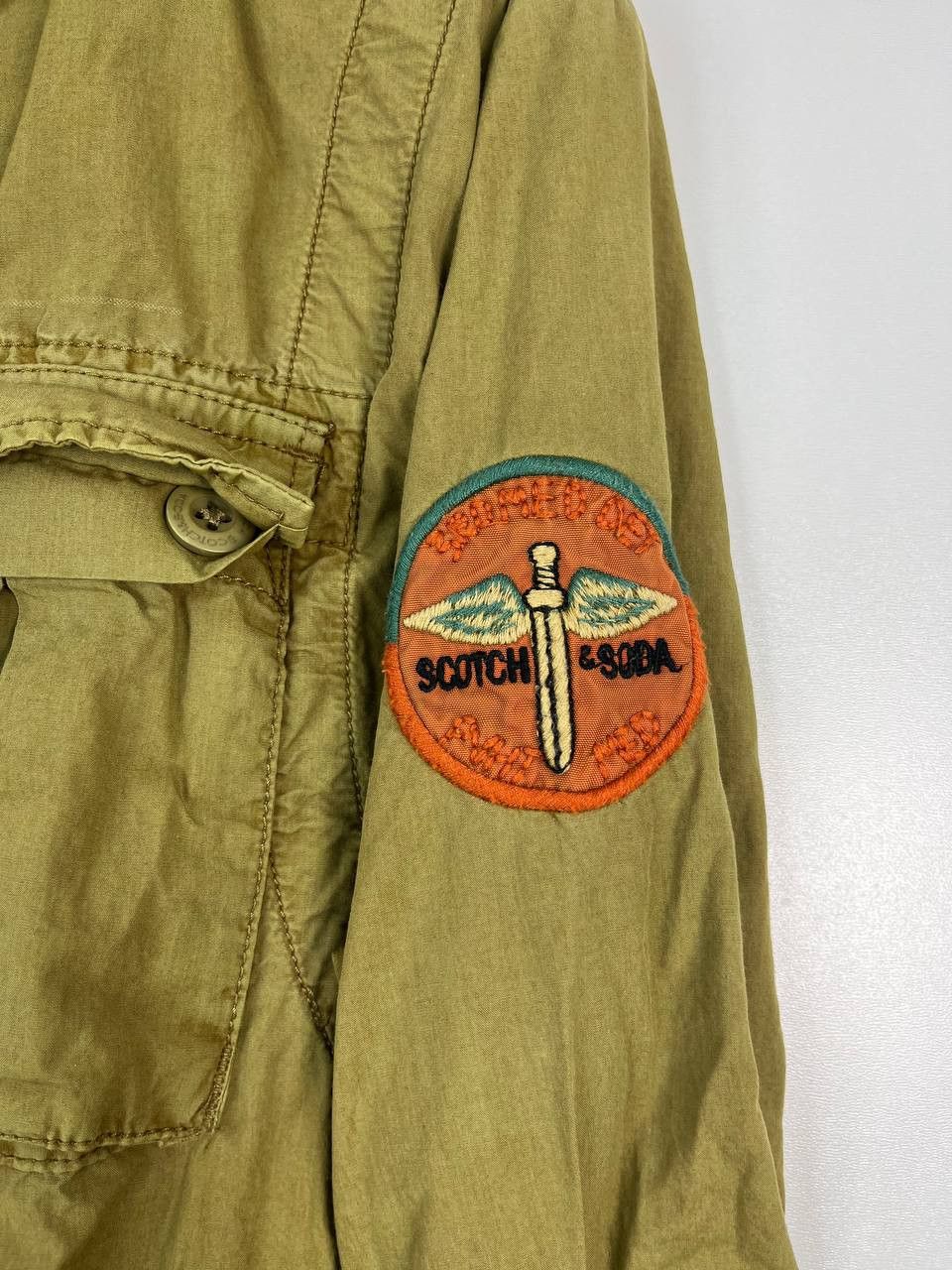 Scotch & Soda Scotch & Soda Military Field Jacket Olive Green Mens M Size US M / EU 48-50 / 2 - 5 Thumbnail