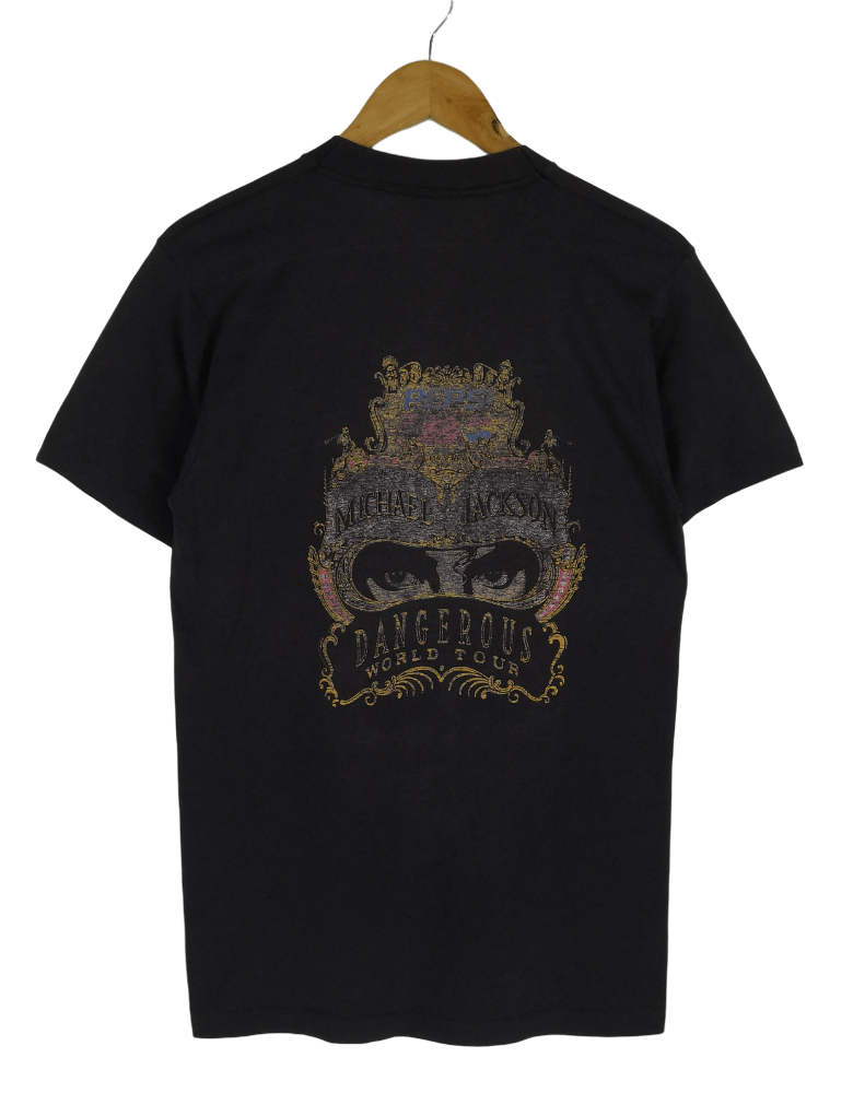 Band Tees Vintage Michael Jackson T-Shirt Dangerous World Tour Pepsi Size US S / EU 44-46 / 1 - 1 Thumbnail