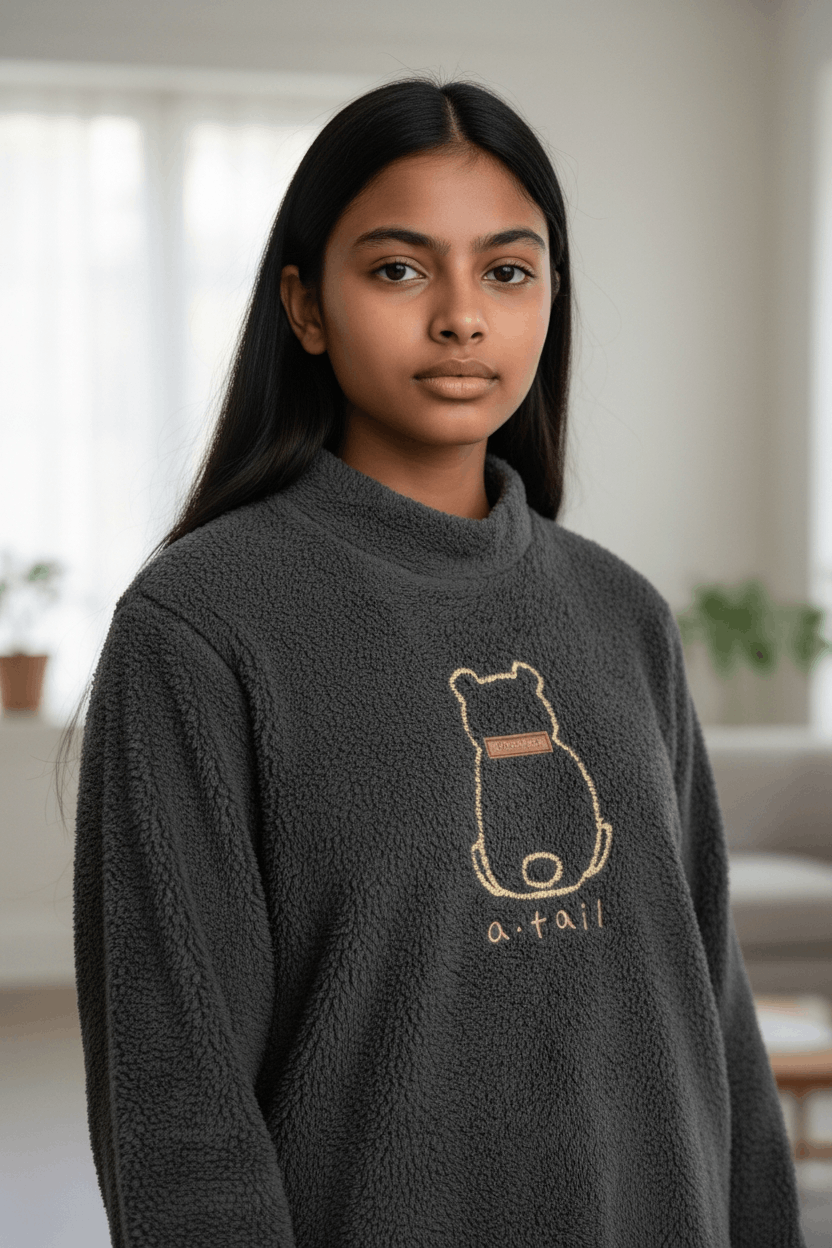 Japanese Brand LOUIS VALLEY Bear Big Logo Christmas Jumper Sweatshirt Size M / US 6-8 / IT 42-44 - 2 Thumbnail