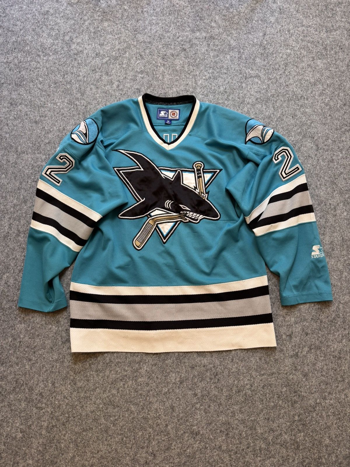 NHL Jersey San Jose Sharks Dahlen vintage 1991-1993 hockey - Main Image