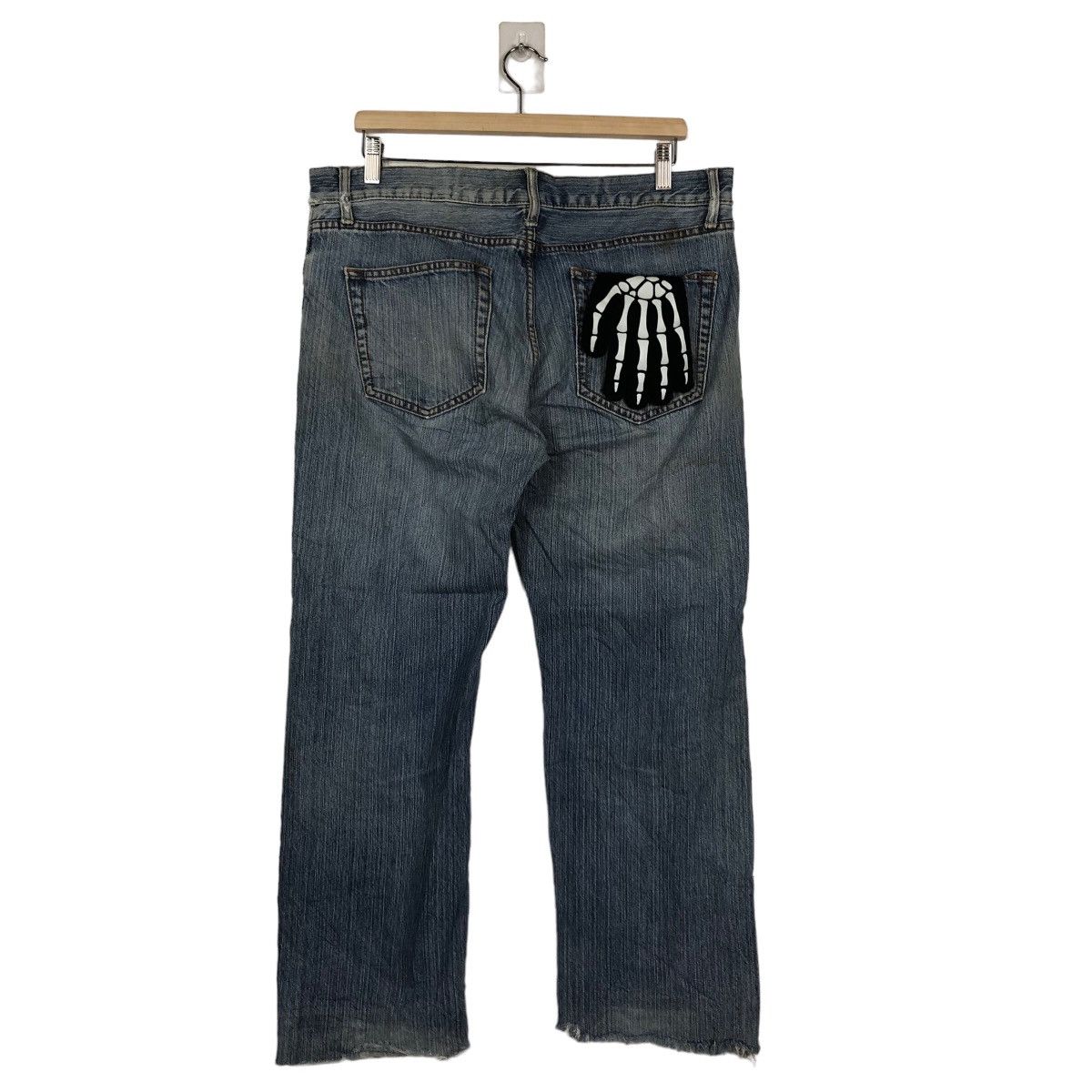 Japanese Brand 🔥RARE PUNK STYLE DISTRESSED DENIM JEANS ISSEY MIYAKE JAPAN Size US 34 / EU 50 - 7 Thumbnail