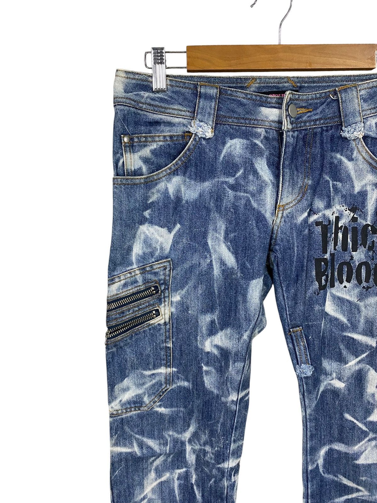 Seditionaries Algonquins punk gothic style denim acid wash Size US 30 / EU 46 - 4 Thumbnail