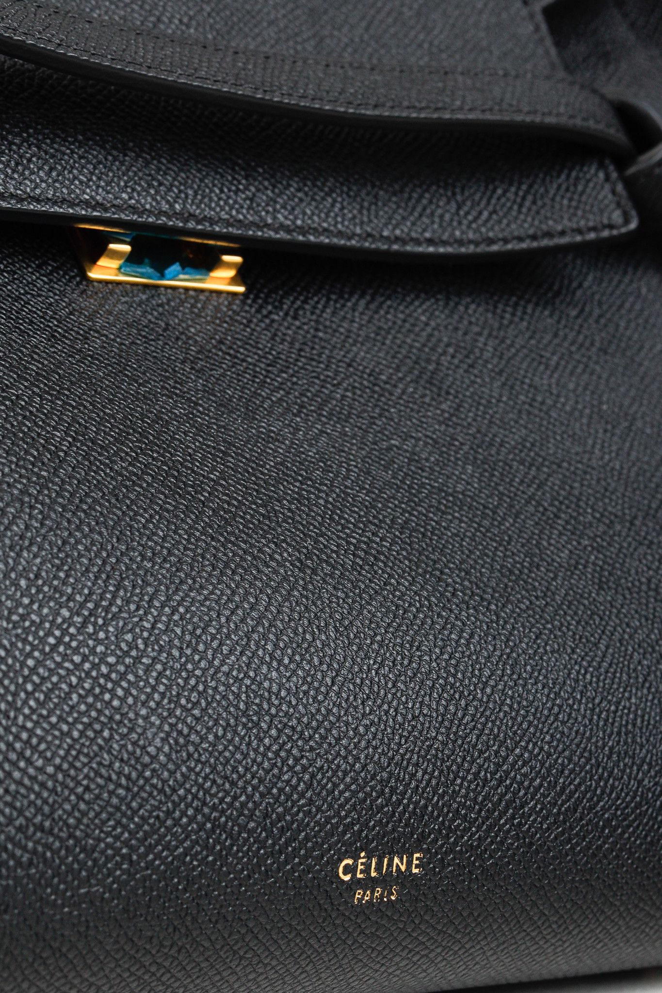 Celine Celine Mini Belt Bag in Black Grained Calfskin Size ONE SIZE - 11 Thumbnail
