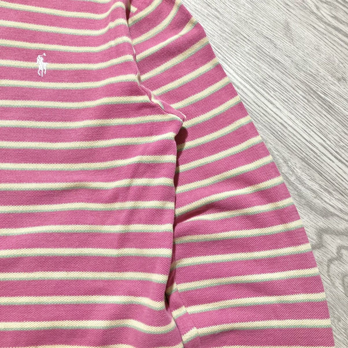 Polo Ralph Lauren Vintage Polo Ralph Lauren Striped Rugby Shirt Pink Size US M / EU 48-50 / 2 - 5 Thumbnail