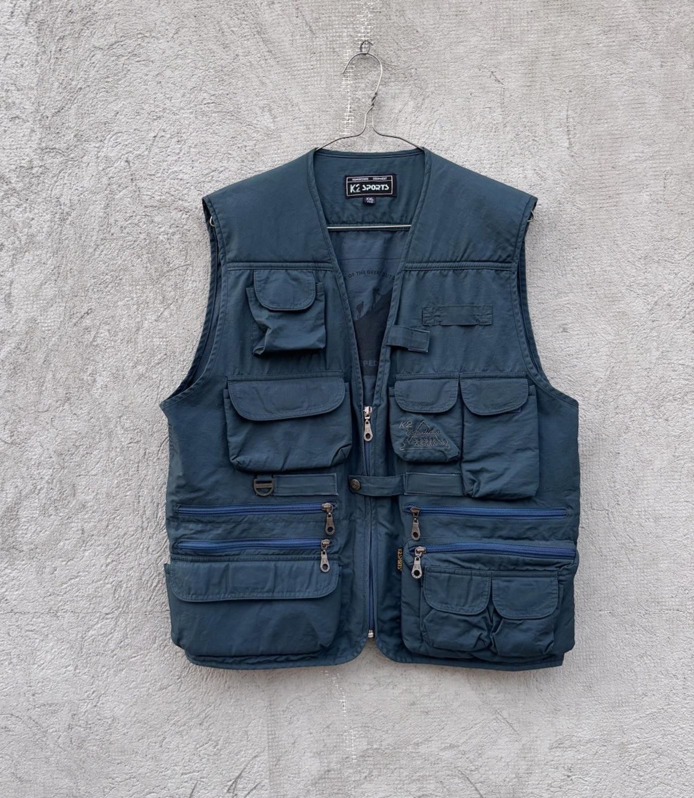 Vintage Vintage K2 Mountain Equipment Expedition Zip Up Vest Large Size US L / EU 52-54 / 3 - 1 Thumbnail