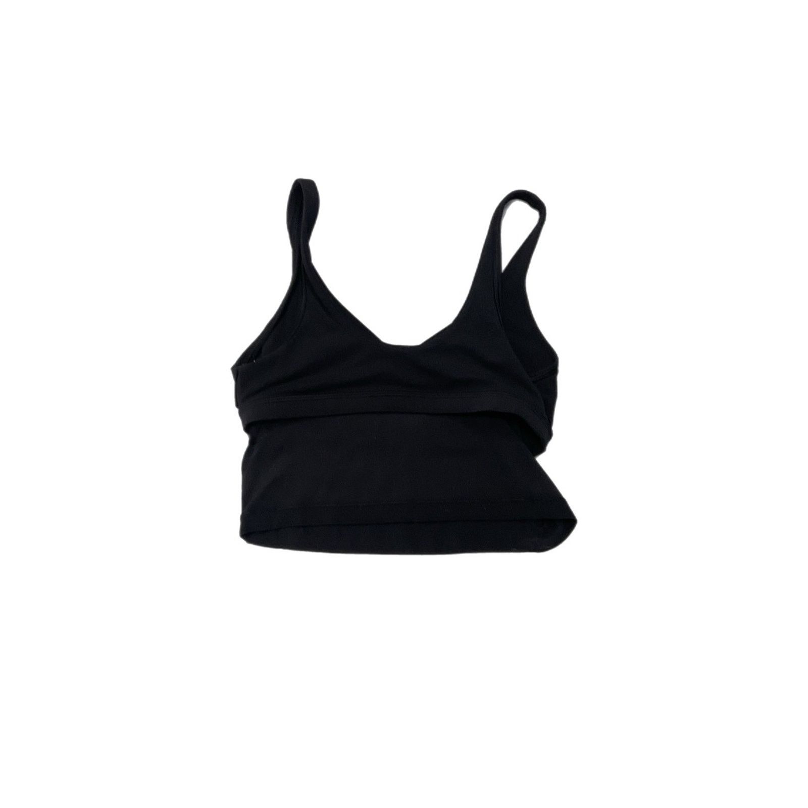 Lululemon Lululemon Black Longline Sports Bra Tank Size S / US 4 / IT 40 - 1 Thumbnail