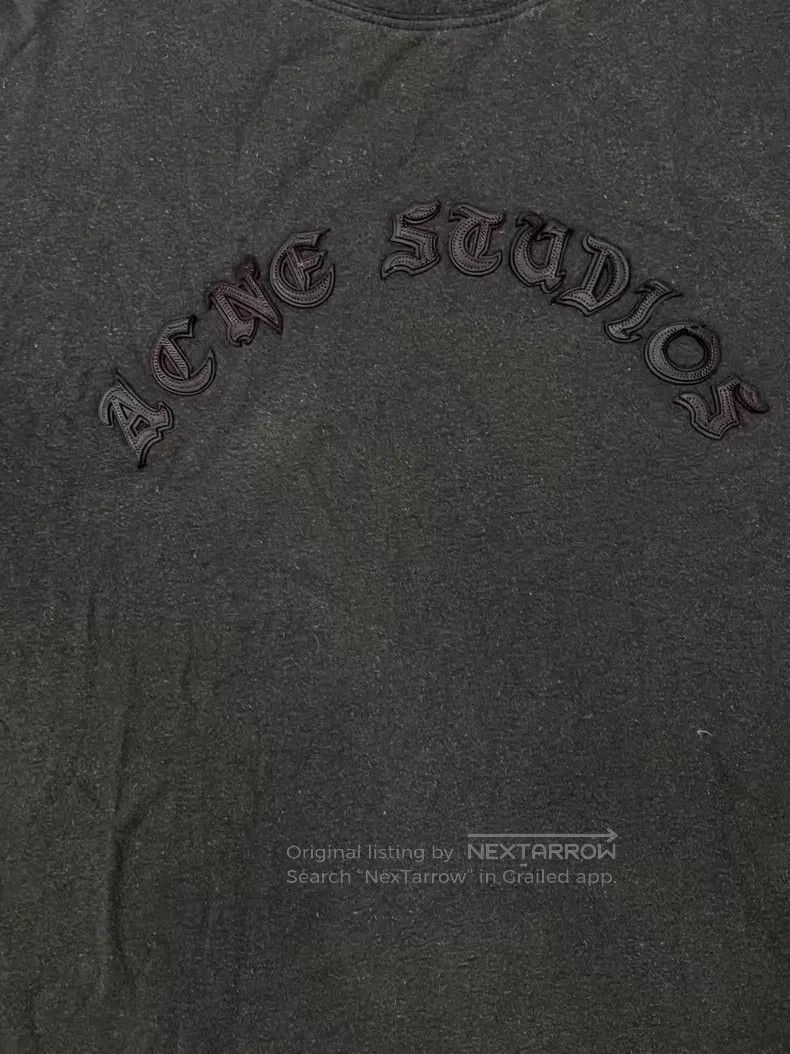 Acne Studios Acne Studios Leather patch letter logo washed loose round Size US M / EU 48-50 / 2 - 3 Thumbnail