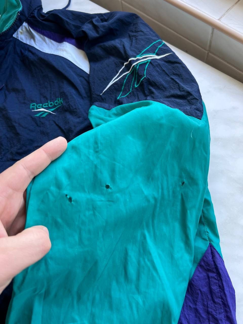 Reebok 90’s Rolex Reebok Vintage Jacket Anorak windbreaker ITA Size US L / EU 52-54 / 3 - 7 Thumbnail