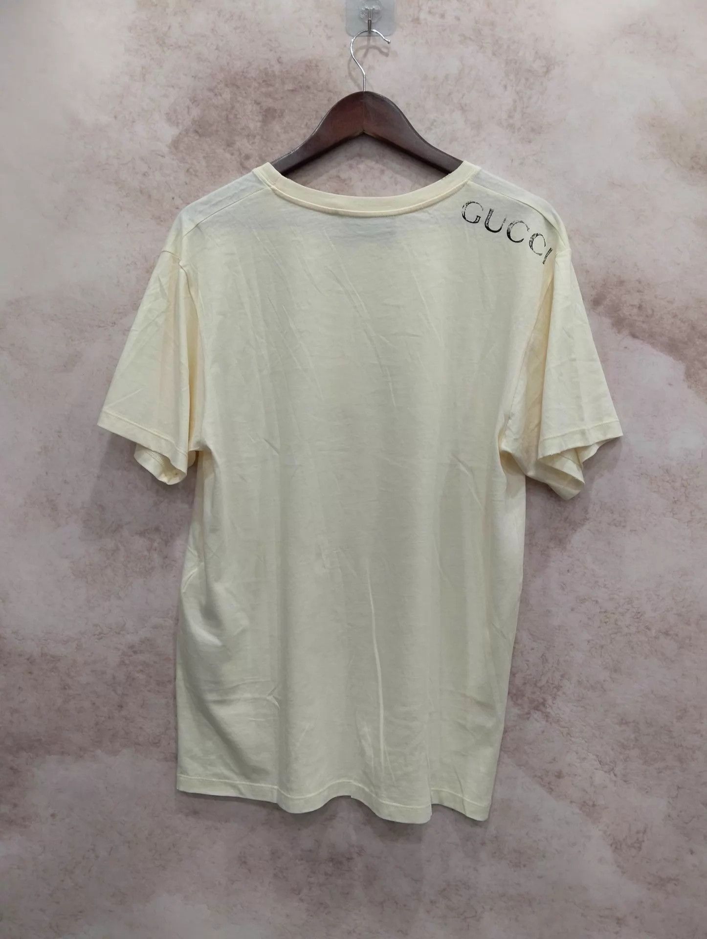 Gucci GUCCI Solid Crew Neck Short Sleeve T-Shirt M Size US M / EU 48-50 / 2 - 2 Thumbnail