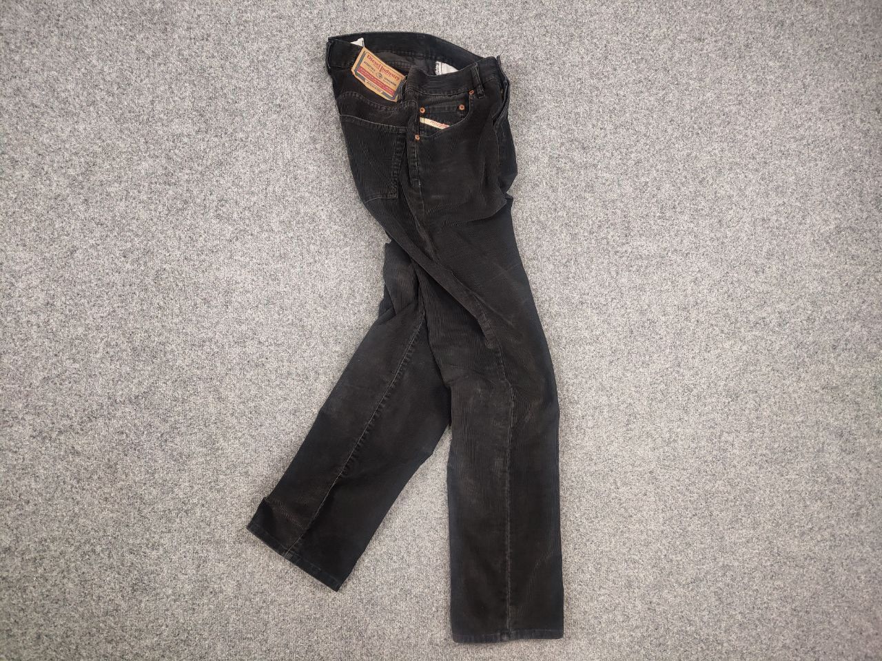 Diesel Vintage Diesel 90's Dark Gray Corduroy Trouser Pants Size US 30 / EU 46 - 10 Thumbnail