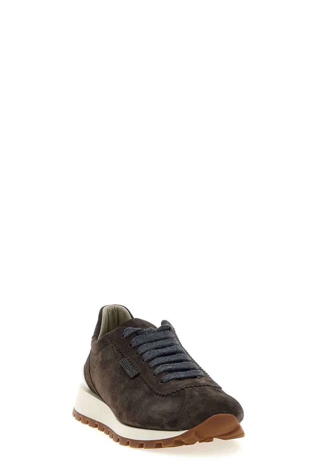 Brunello Cucinelli BRUNELLO CUCINELLI Brown Suede Sneakers New & Authentic Size US 6 / IT 36 - 2 Thumbnail