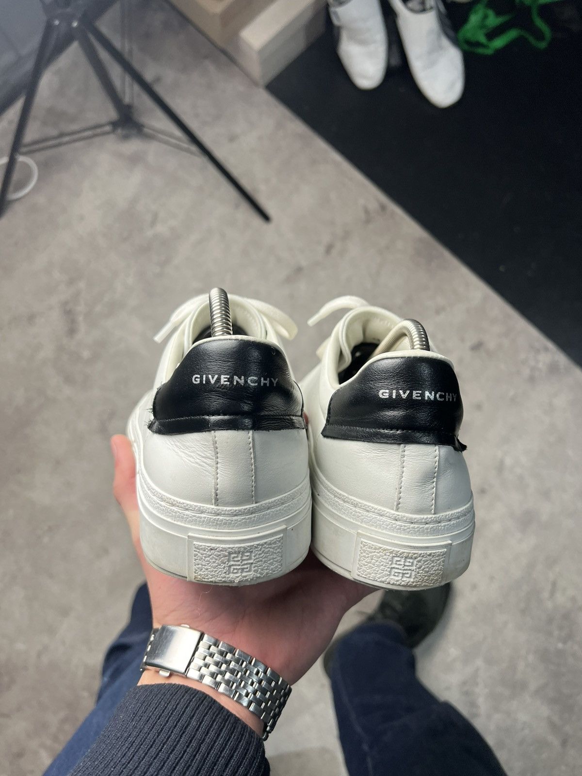 Givenchy Givenchy City Sport Sneakers White/Black Size US 10 / EU 43 - 8 Thumbnail