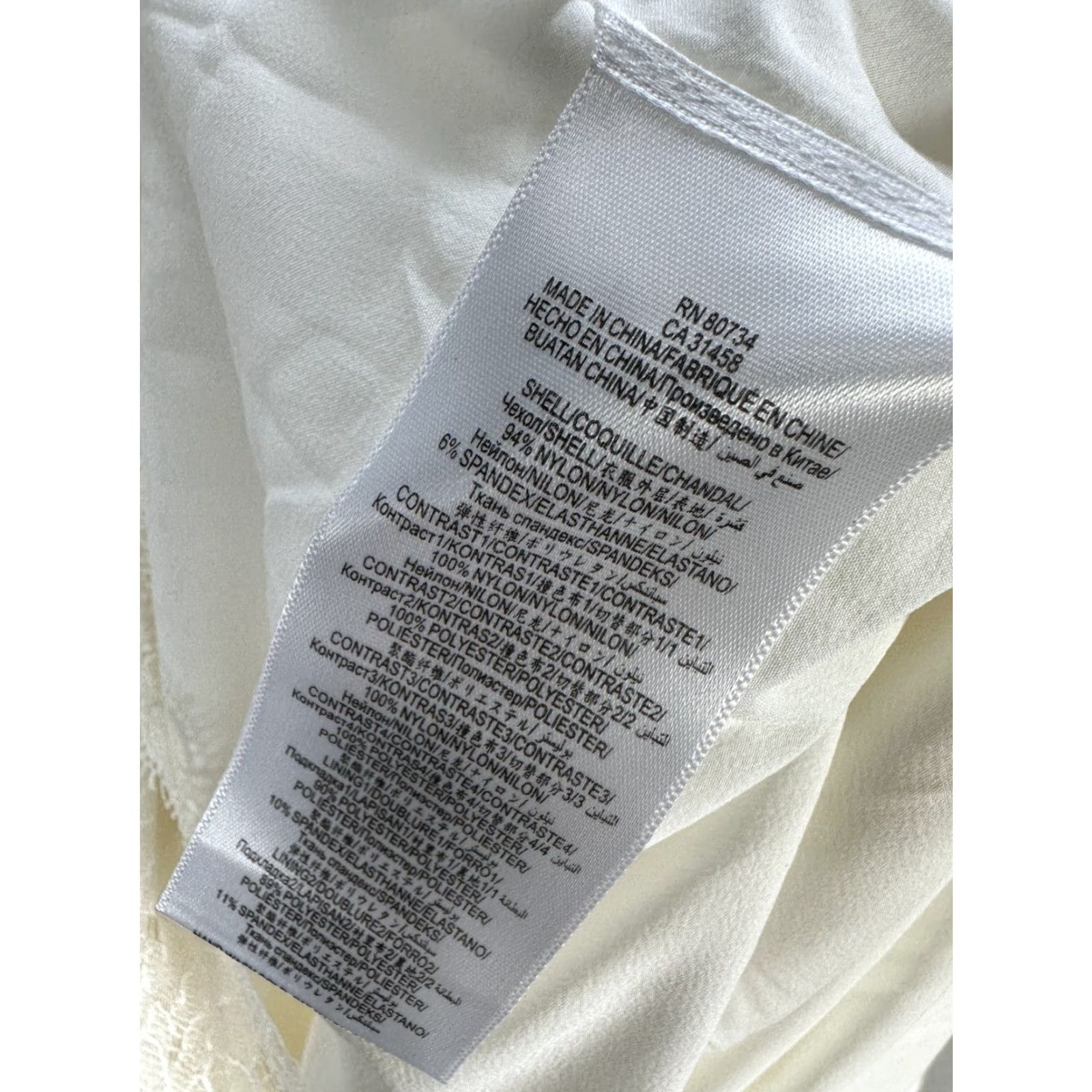 Bcbgmaxazria BCBGMAXAZRIA Josanna White Lace Mini Dress Tiered Open Back Party XS NWT Women Dress Lace Open Back Party Mini XS White BCBGMAXAZRIA Women None Size XS / US 0-2 / IT 36-38 - 7 Thumbnail