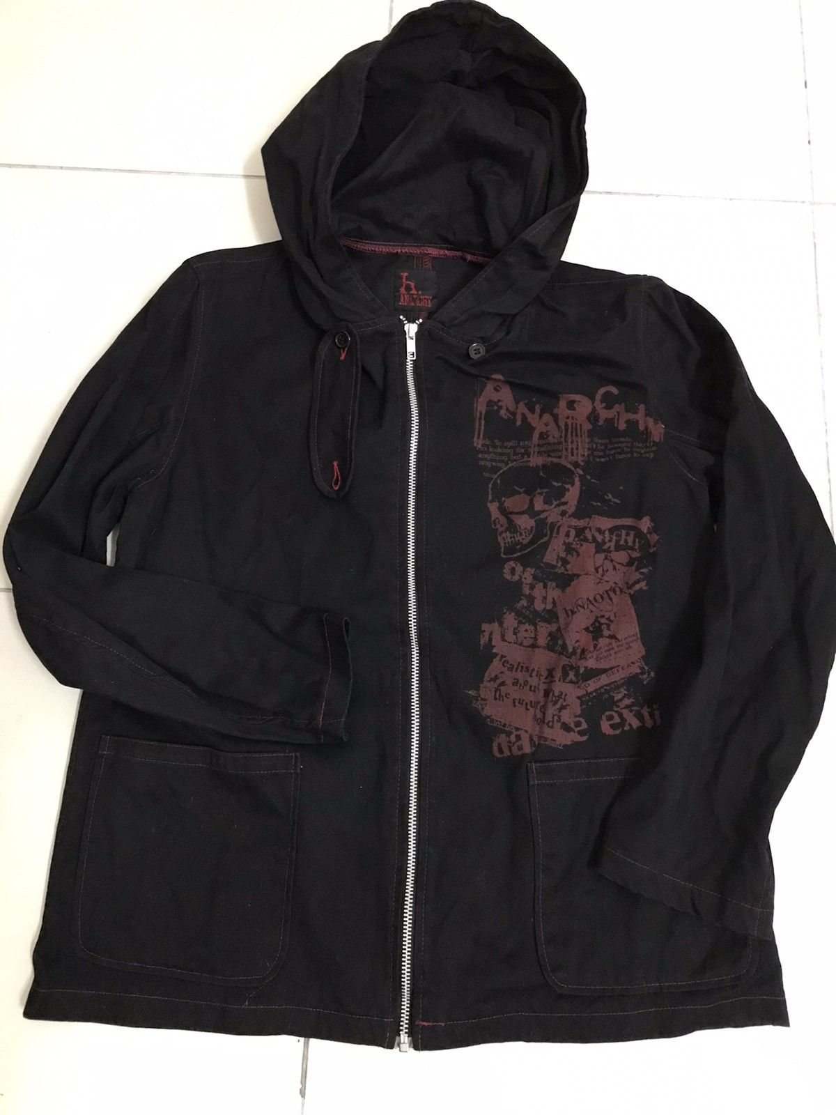 ジャケット・アウター 00s japanese label duffel coat hoodie 00s archive japanese label hoodie coated