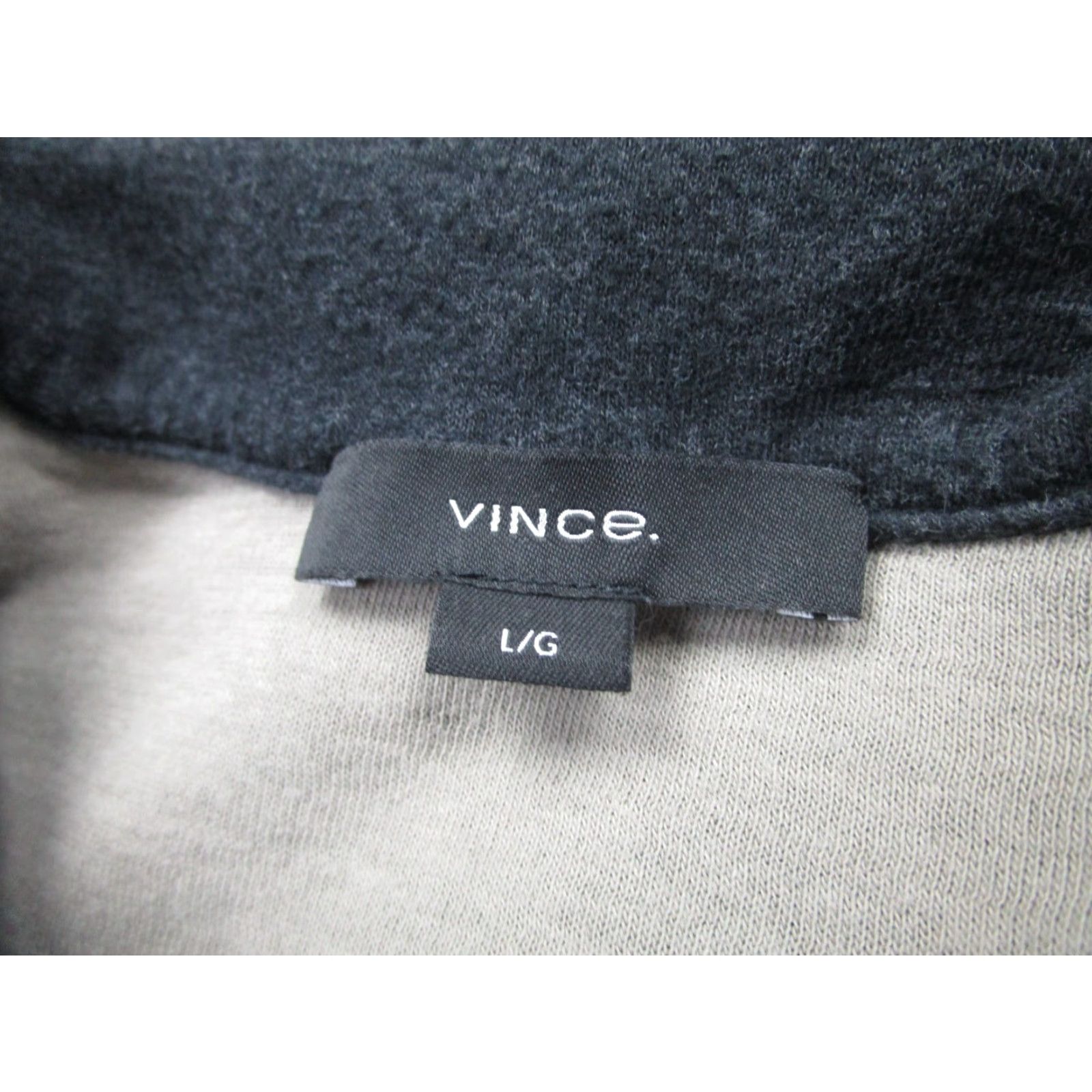 Vince Vince Polo Shirt Mens L Gray Long Sleeve Rugby Preppy Casual Solid Cotton Blend Shirt Size US L / EU 52-54 / 3 - 4 Thumbnail