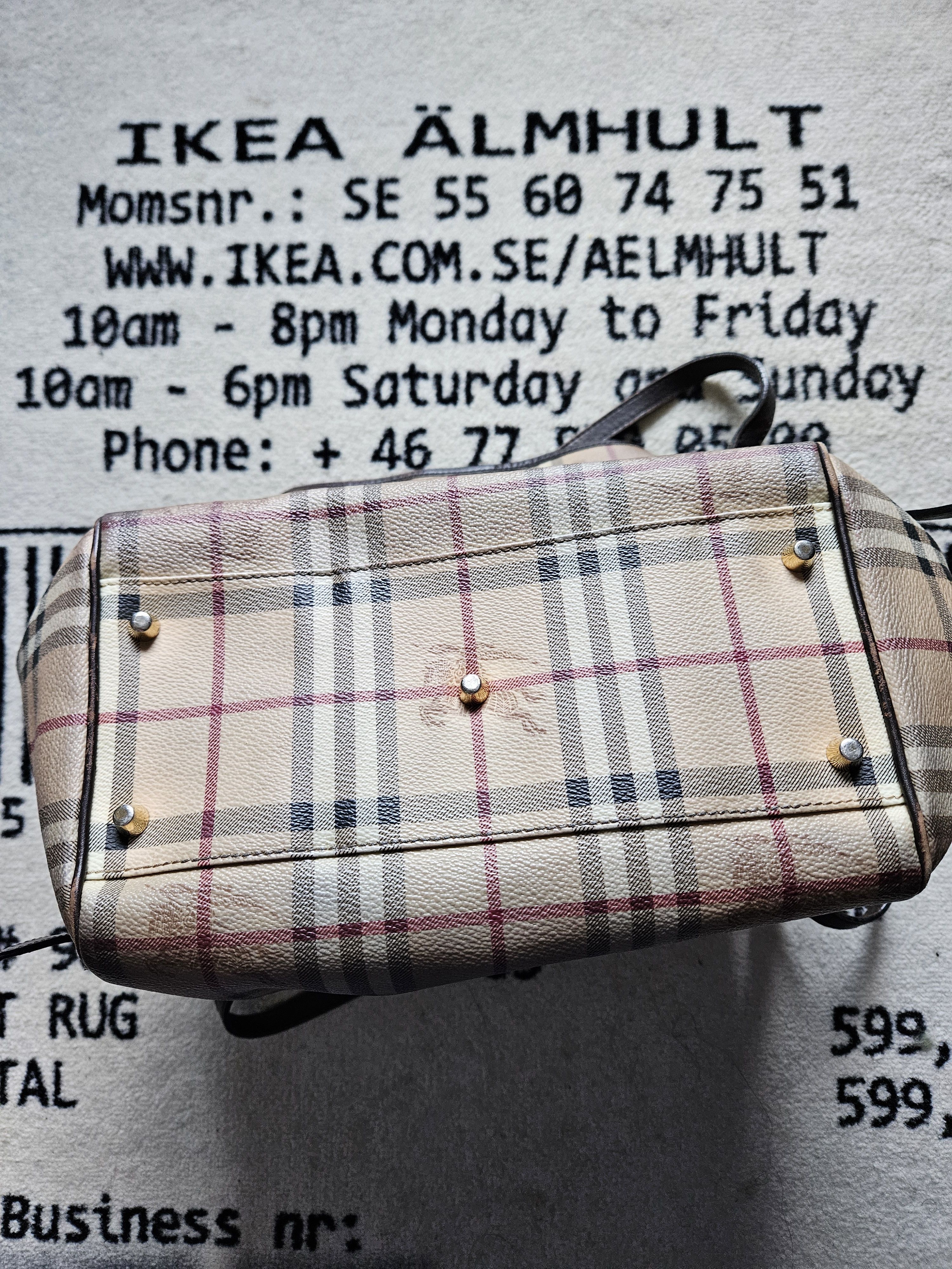 Burberry Canterybury Canvas Tote Bag Size ONE SIZE - 2 Thumbnail