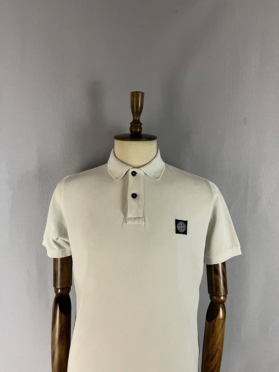 Stone Island Stone Island Polo Program Patch White Size US L / EU 52-54 / 3 - 2 Thumbnail