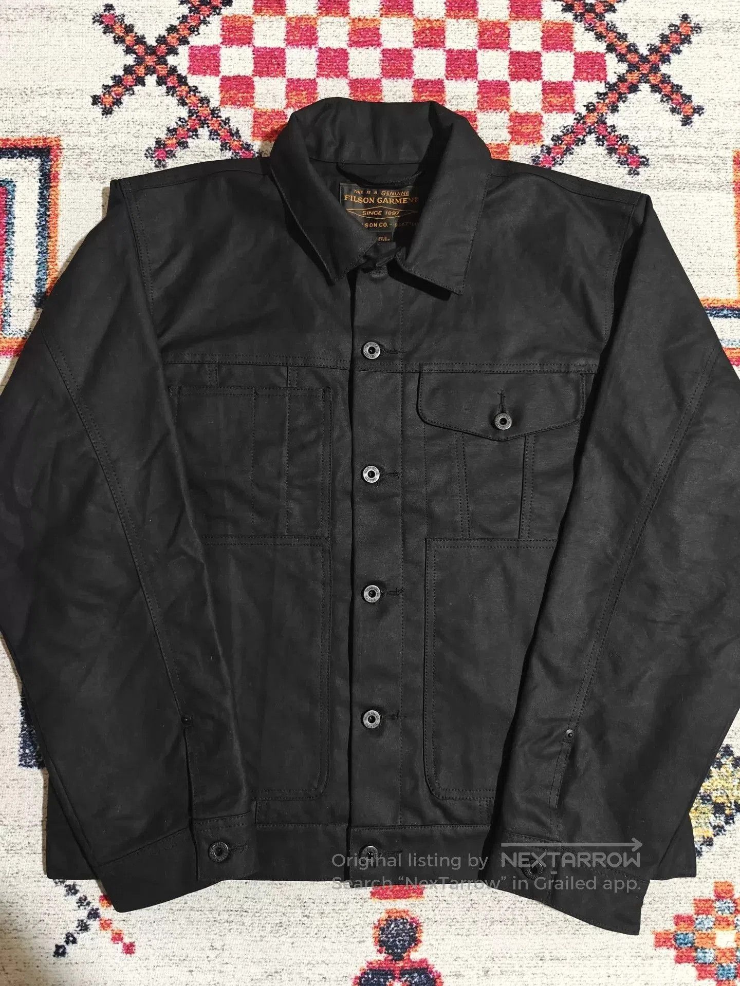 Filson Filson Cruiser Waxed Canvas Short Jacket. Size US L / EU 52-54 / 3 - 3 Thumbnail