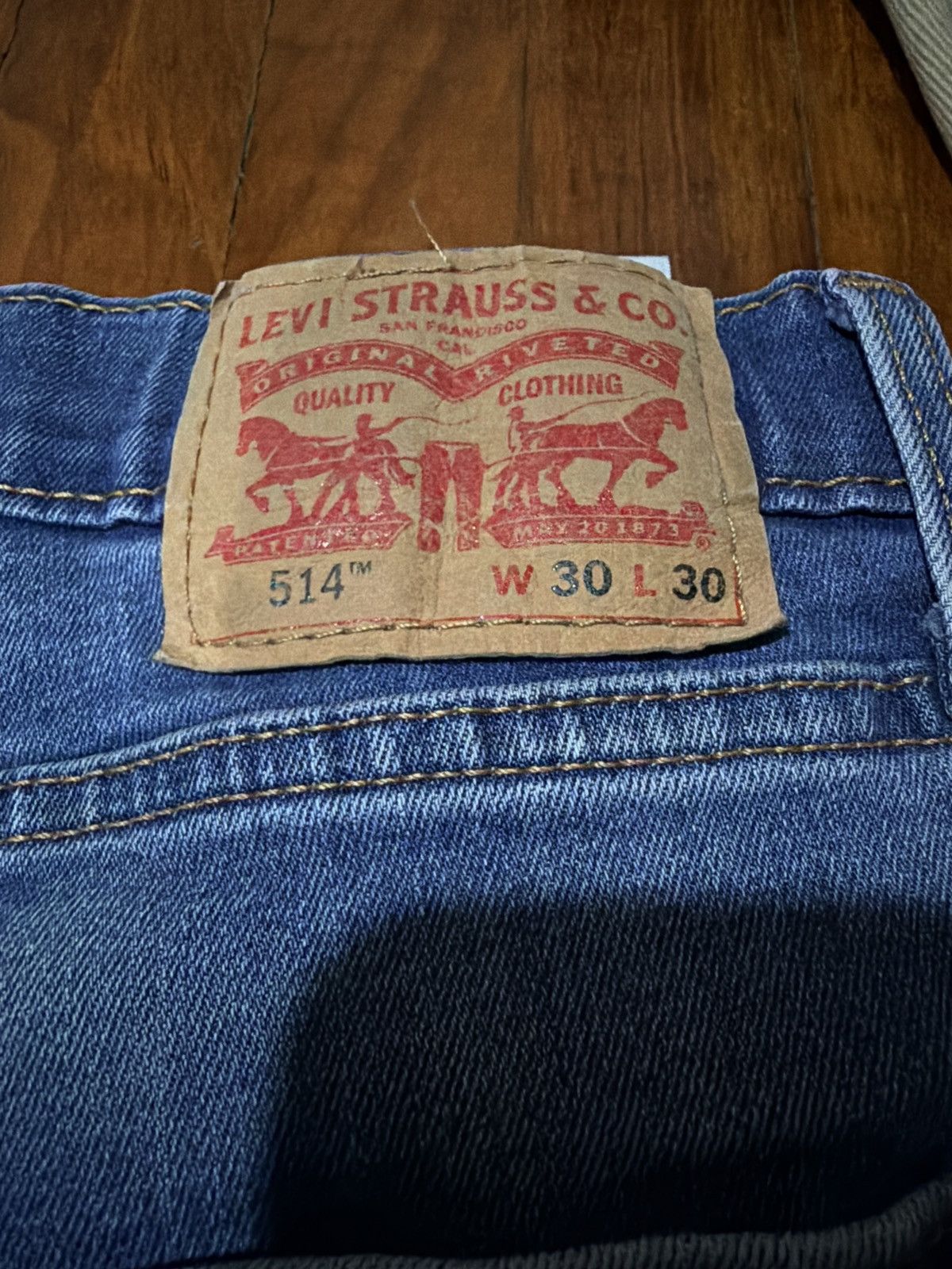 Levi's Levi's 514 straight-fit splatter denim jeans Size US 31 - 4 Thumbnail