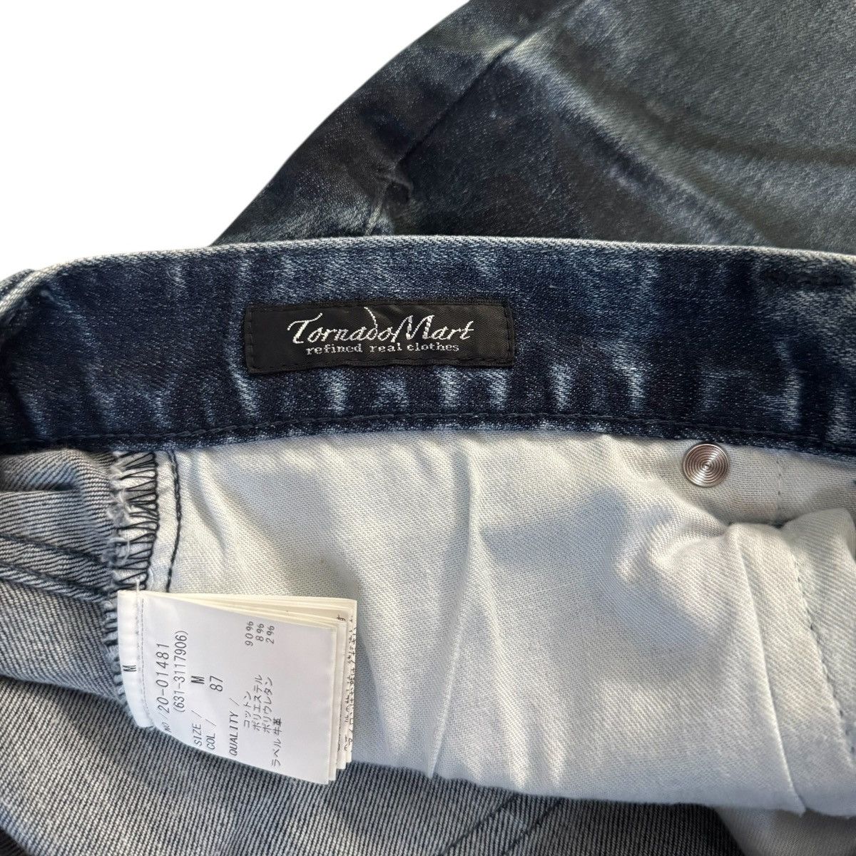 Tornado Mart Tornado Mart Tropical Printed Whiskered Flared Denim Size US 32 / EU 48 - 3 Thumbnail