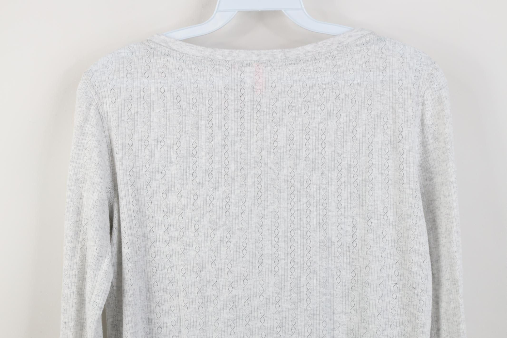 Victoria's Secret Vintage Y2K Victoria's Secret Thermal Knit Henley T-Shirt Size M / US 6-8 / IT 42-44 - 11 Thumbnail