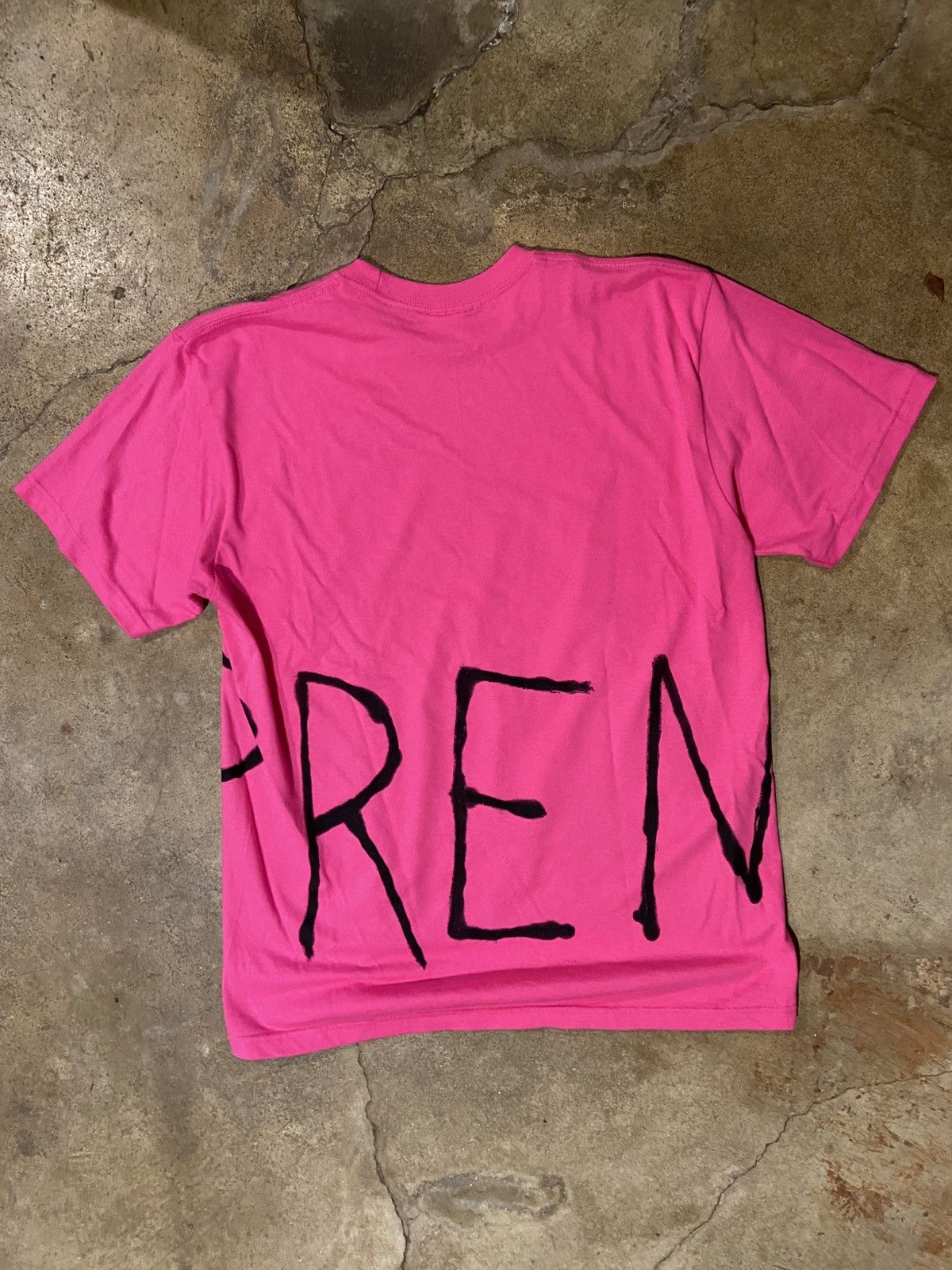 Supreme Supreme Painted Tee Fuchsia / Pink Size US L / EU 52-54 / 3 - 3 Thumbnail