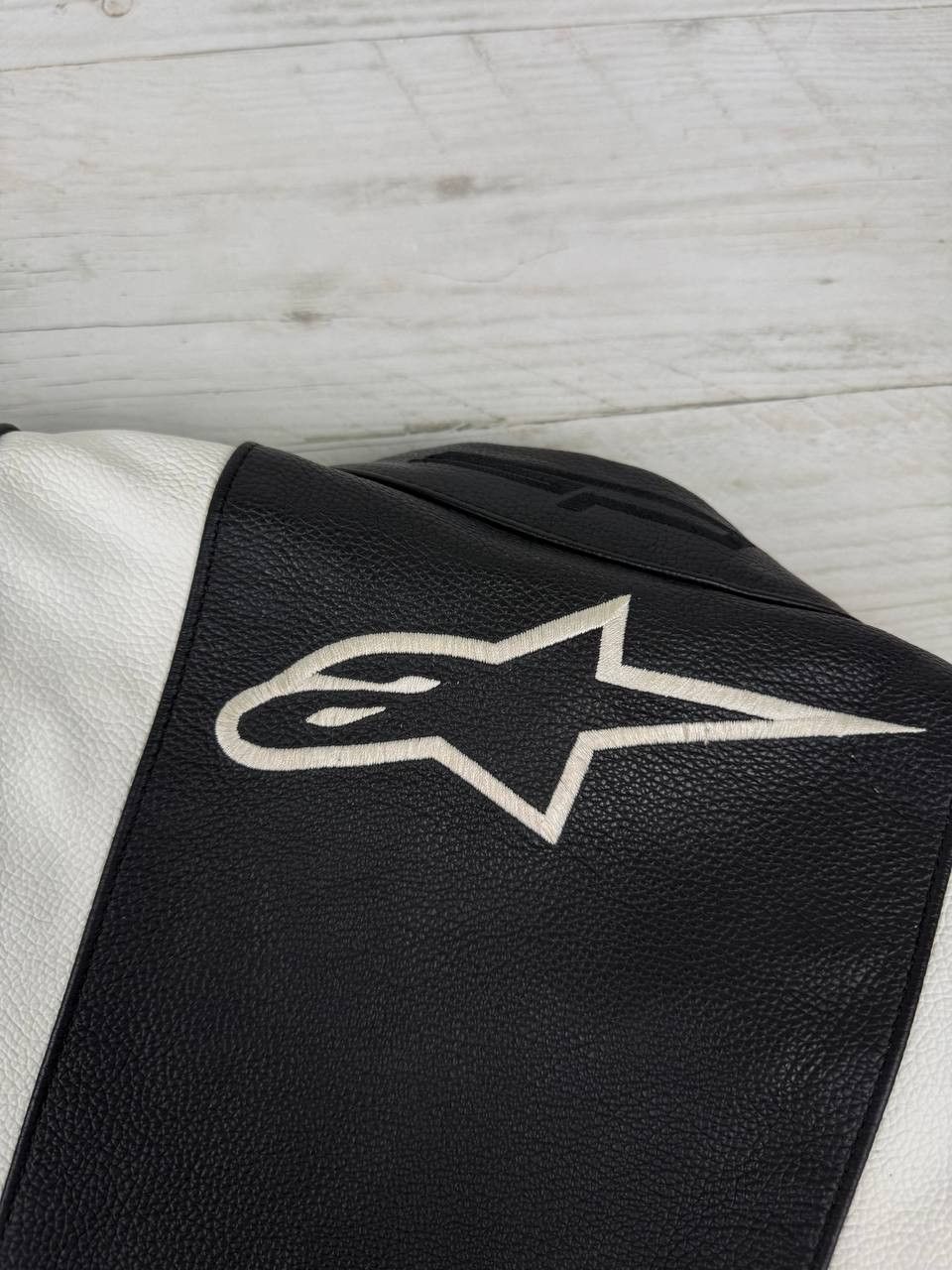 Alpinestars Alpiestars Leather Jacket Moto Armoured Padded Lined Size US L / EU 52-54 / 3 - 14 Thumbnail