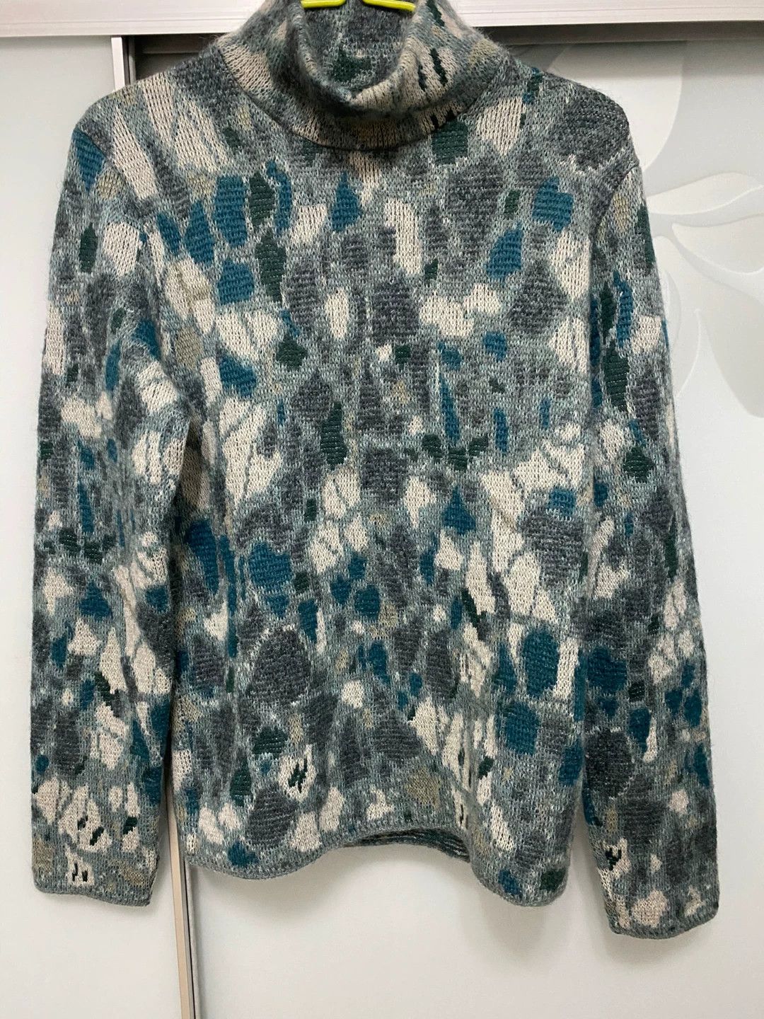 Jil Sander × Raf Simons Jil Sander AW12 Green Intarsia Whale
