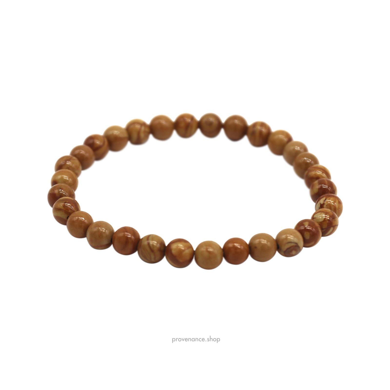 Jewelry 🔴 Bracelet - Wood Grain Jasper 6mm. Size ONE SIZE - 1 Preview